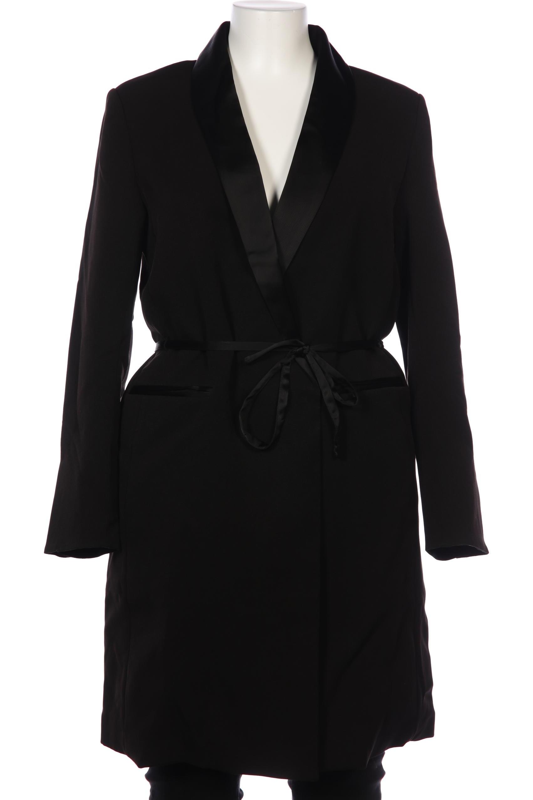 

H&M Damen Mantel, schwarz, Gr. 42