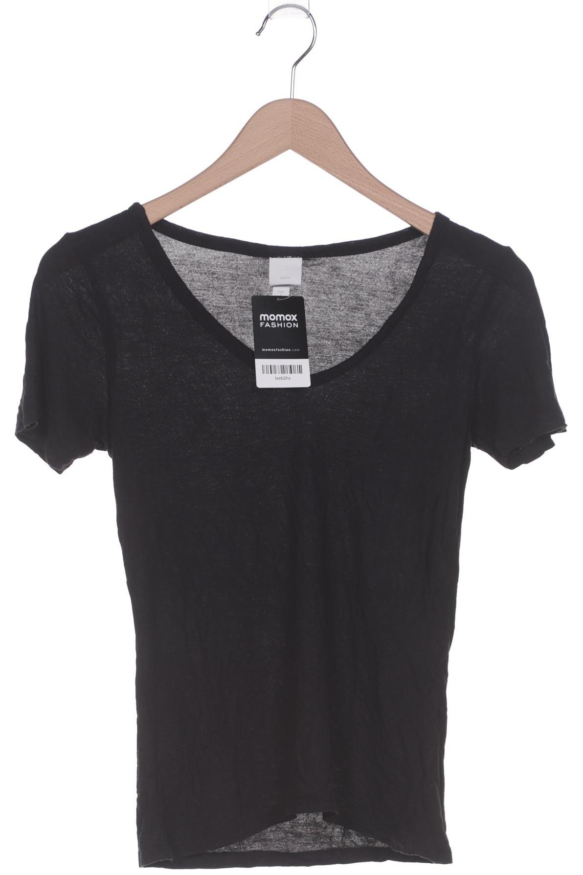 

H&M Damen T-Shirt, schwarz, Gr. 36