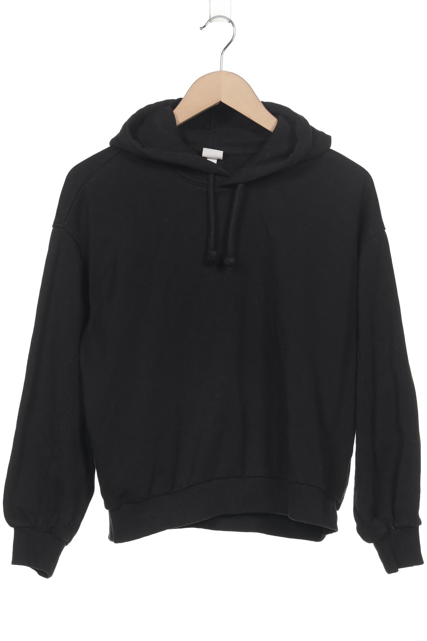 

H&M Damen Kapuzenpullover, schwarz, Gr. 36