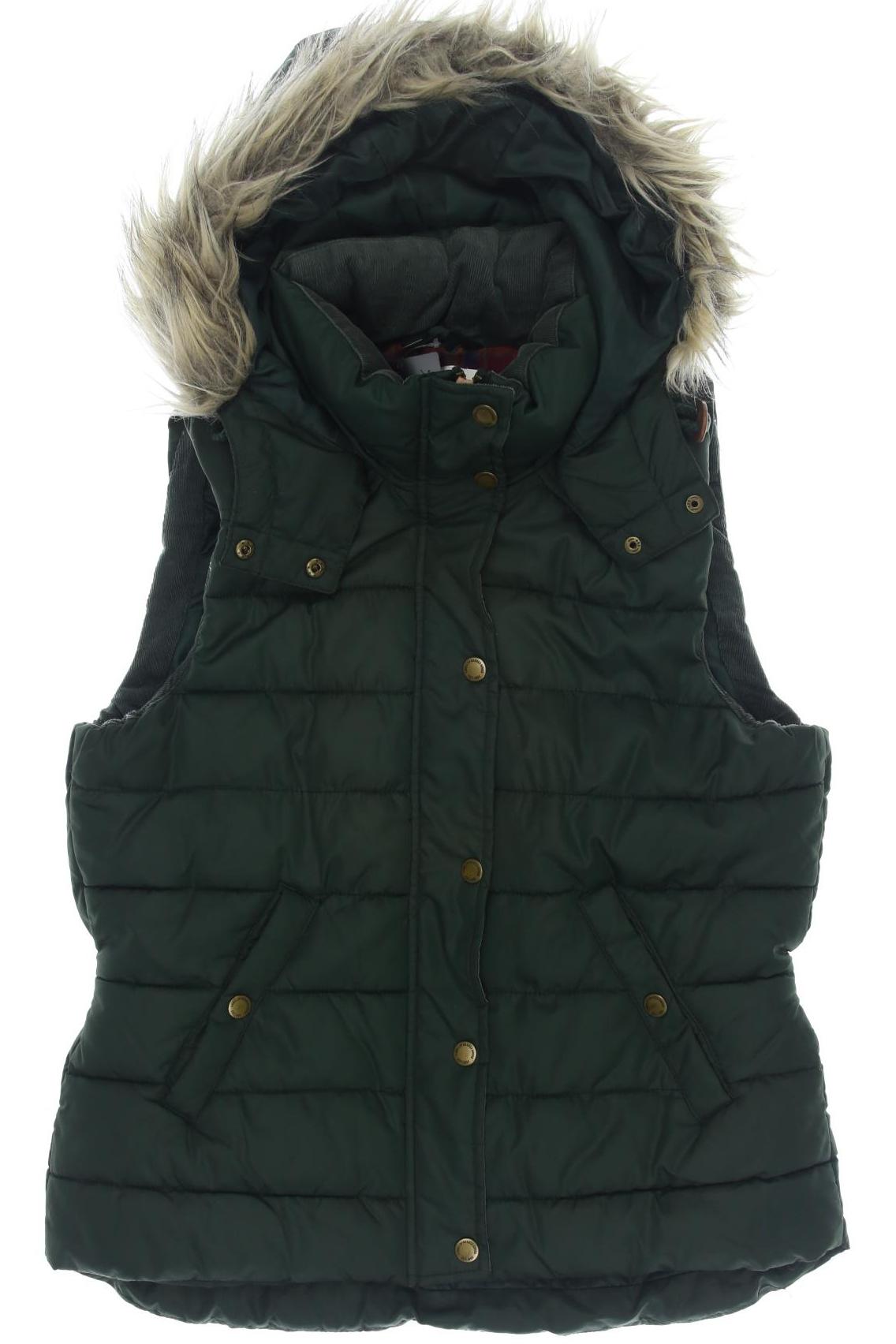 

H&M Damen Weste, grün, Gr. 38