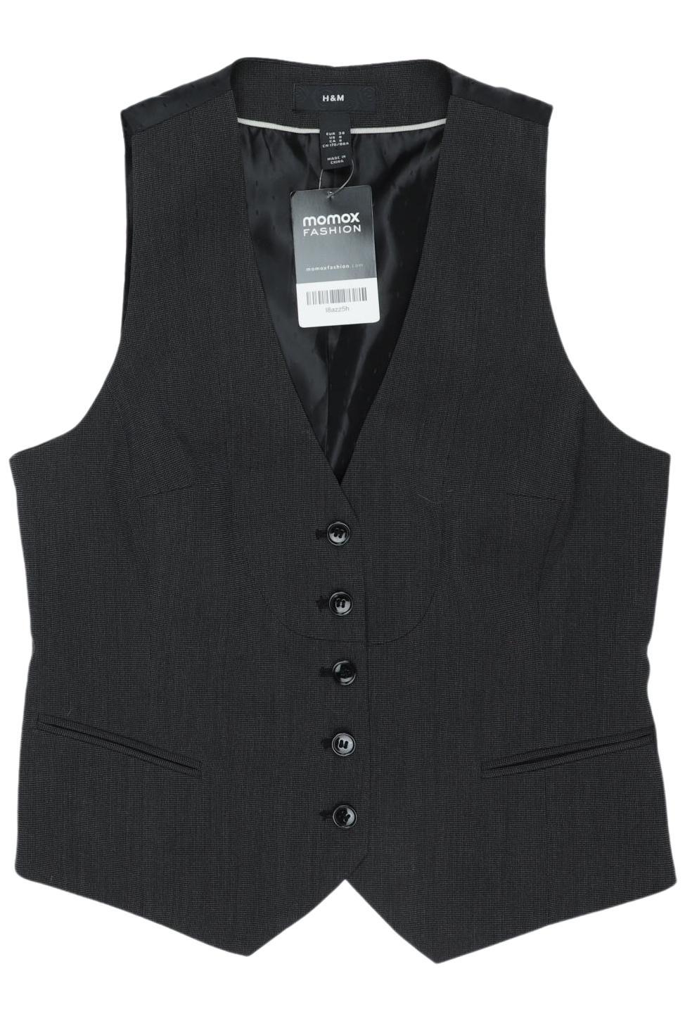 

H&M Damen Weste, grau, Gr. 38