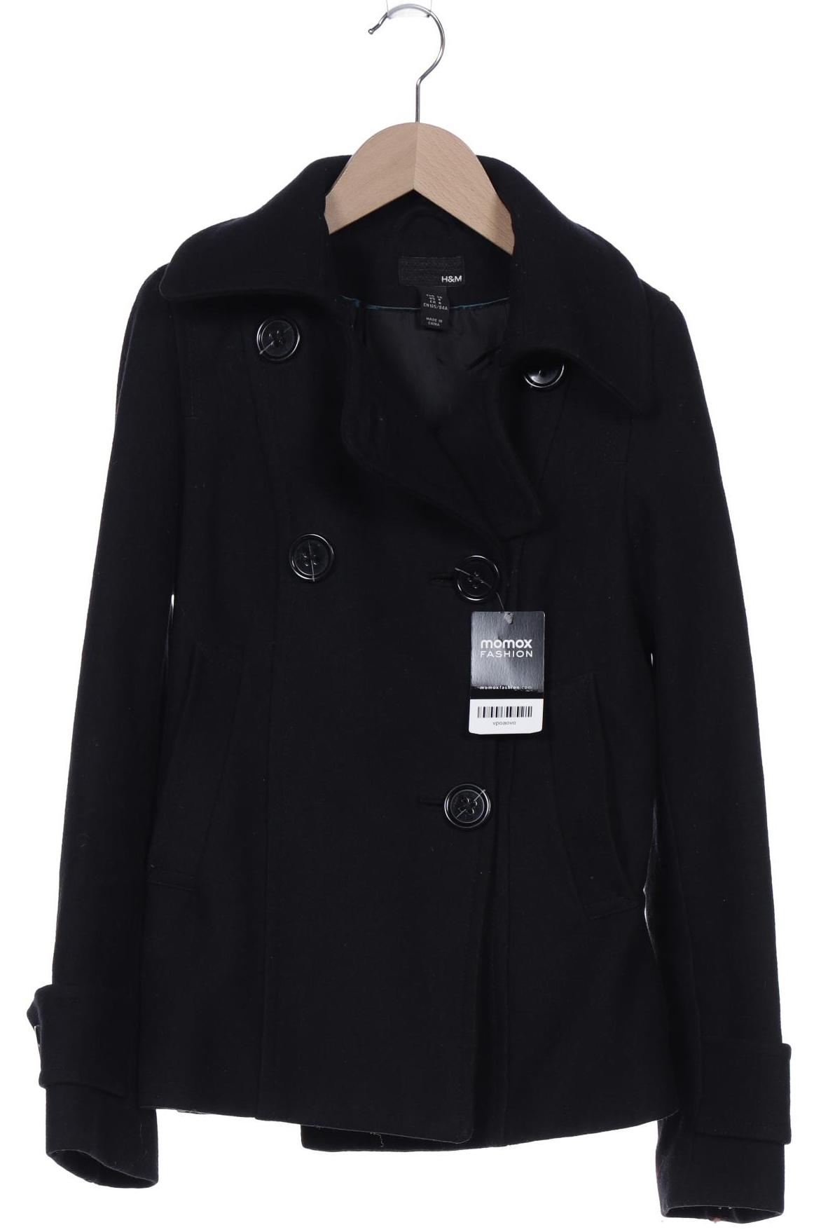 

H&M Damen Jacke, schwarz, Gr. 36