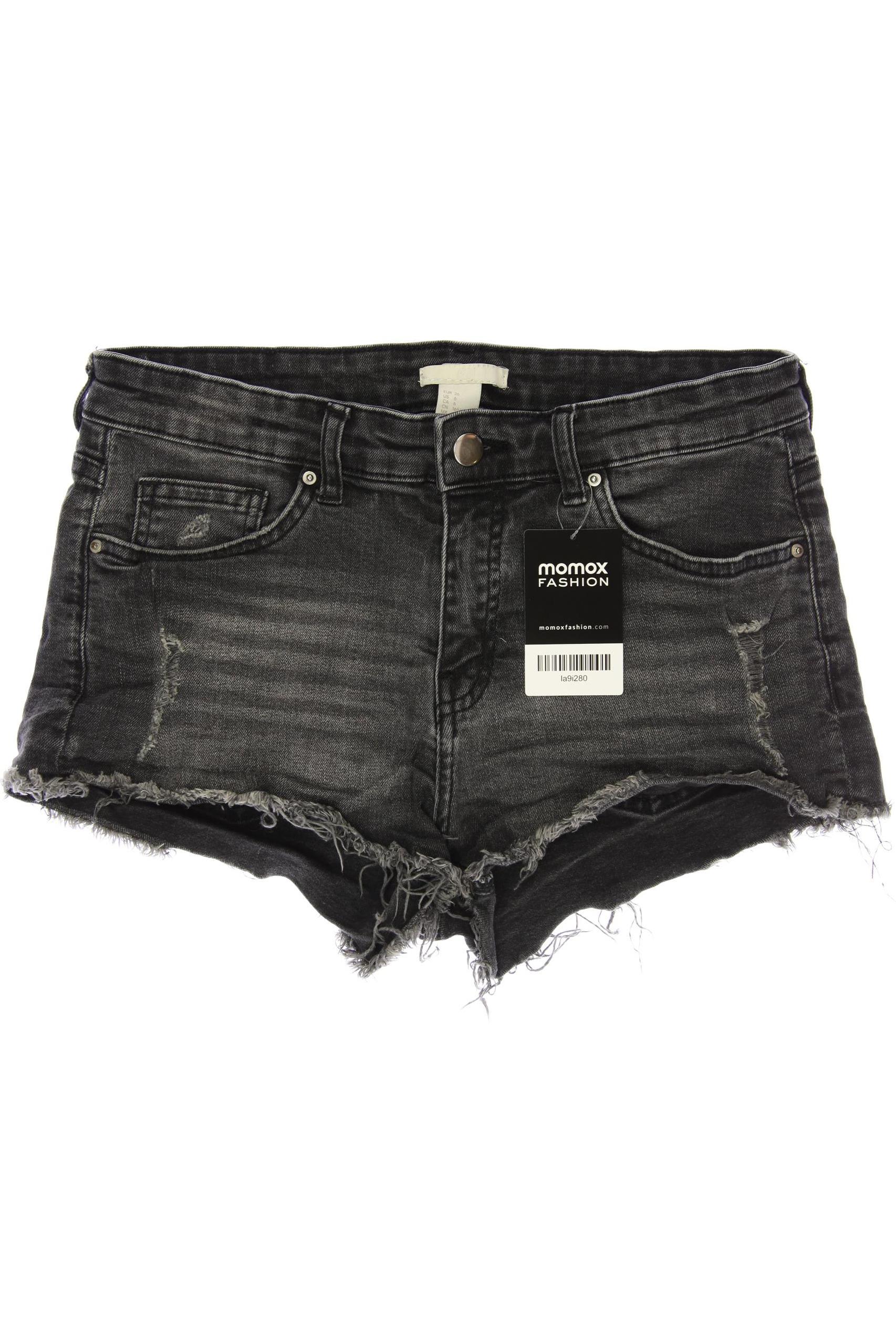 

H&M Damen Shorts, grau, Gr. 36