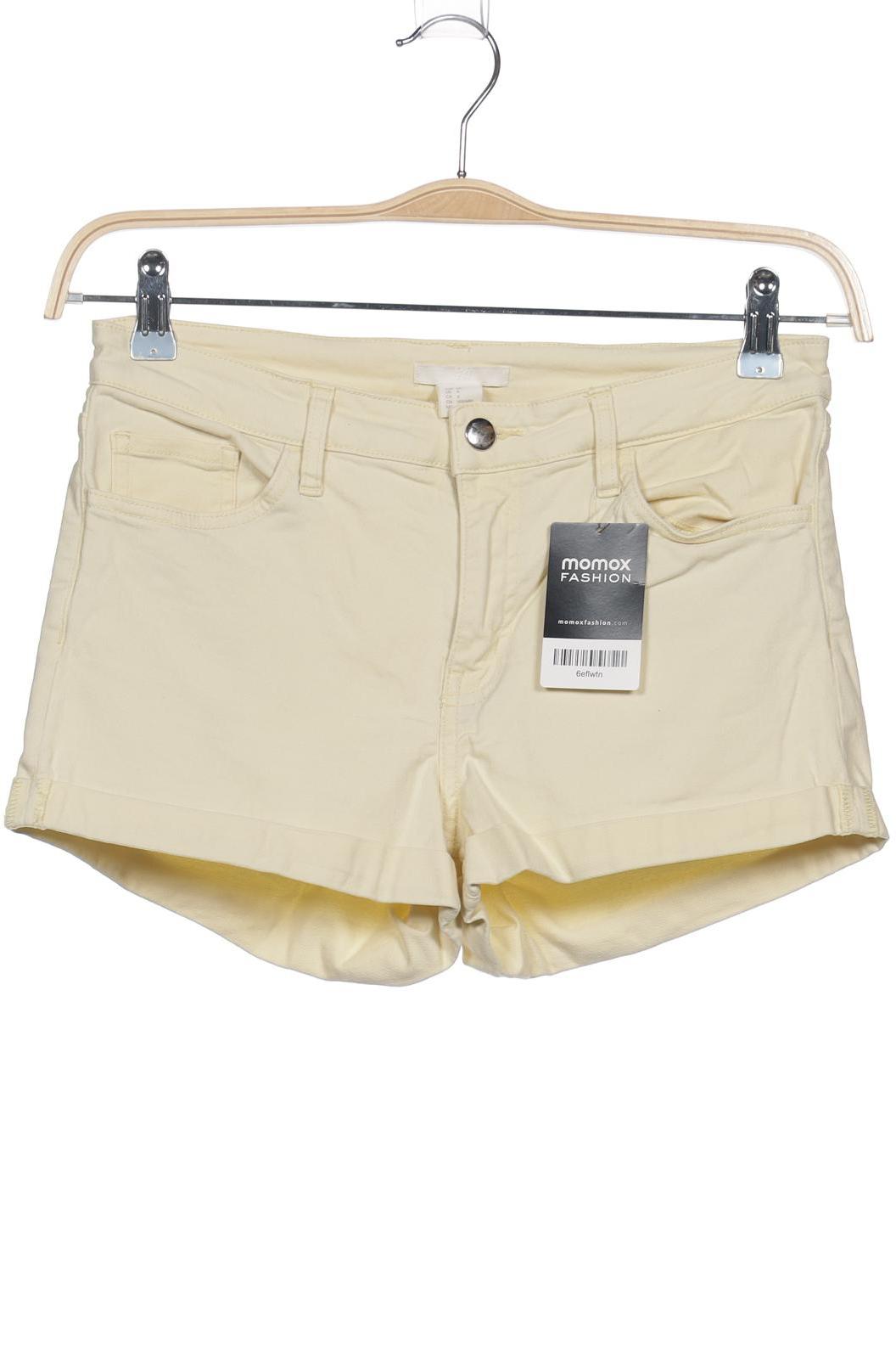 

H&M Damen Shorts, gelb, Gr. 36