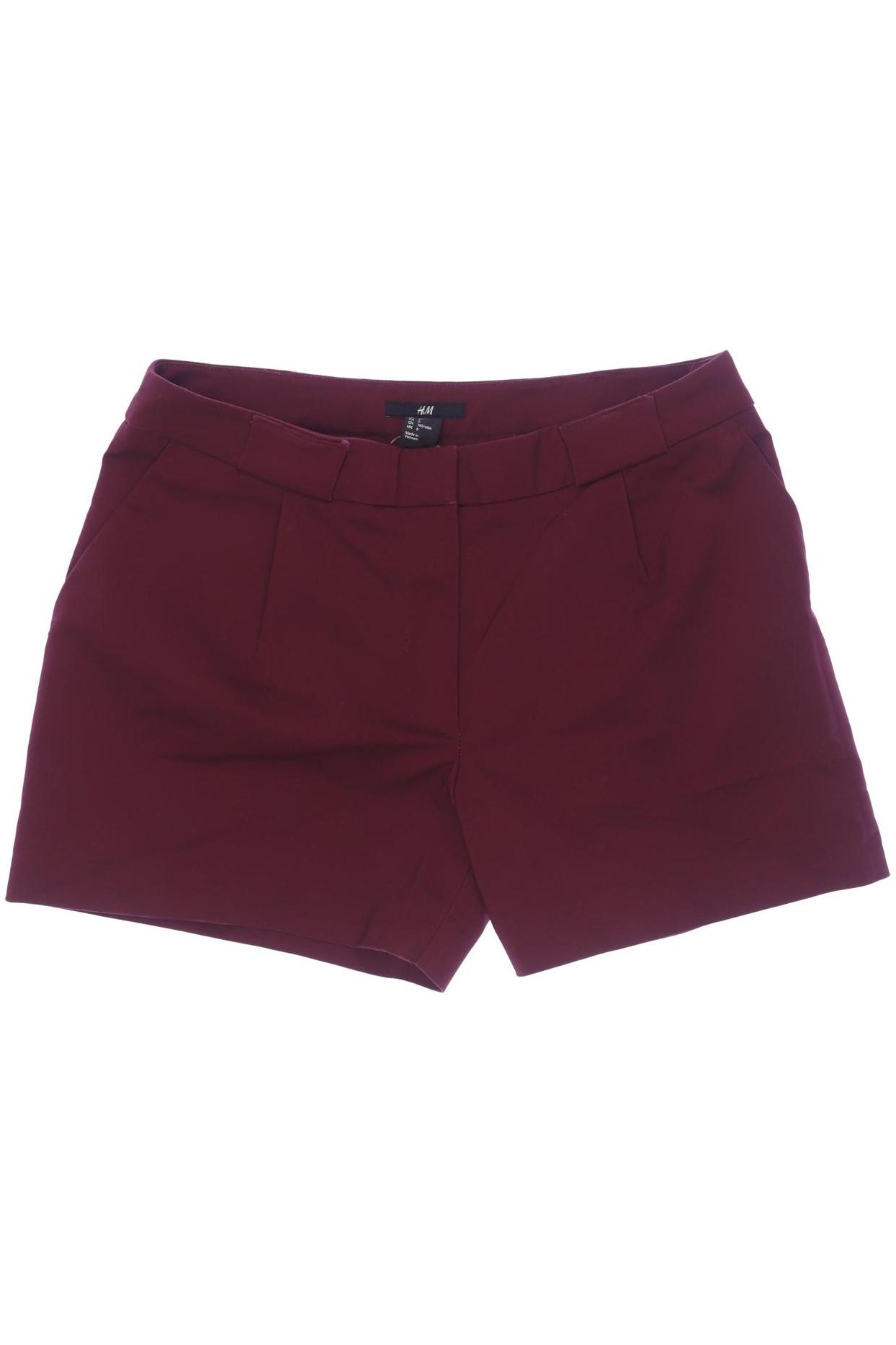 

H&M Damen Shorts, bordeaux, Gr. 36