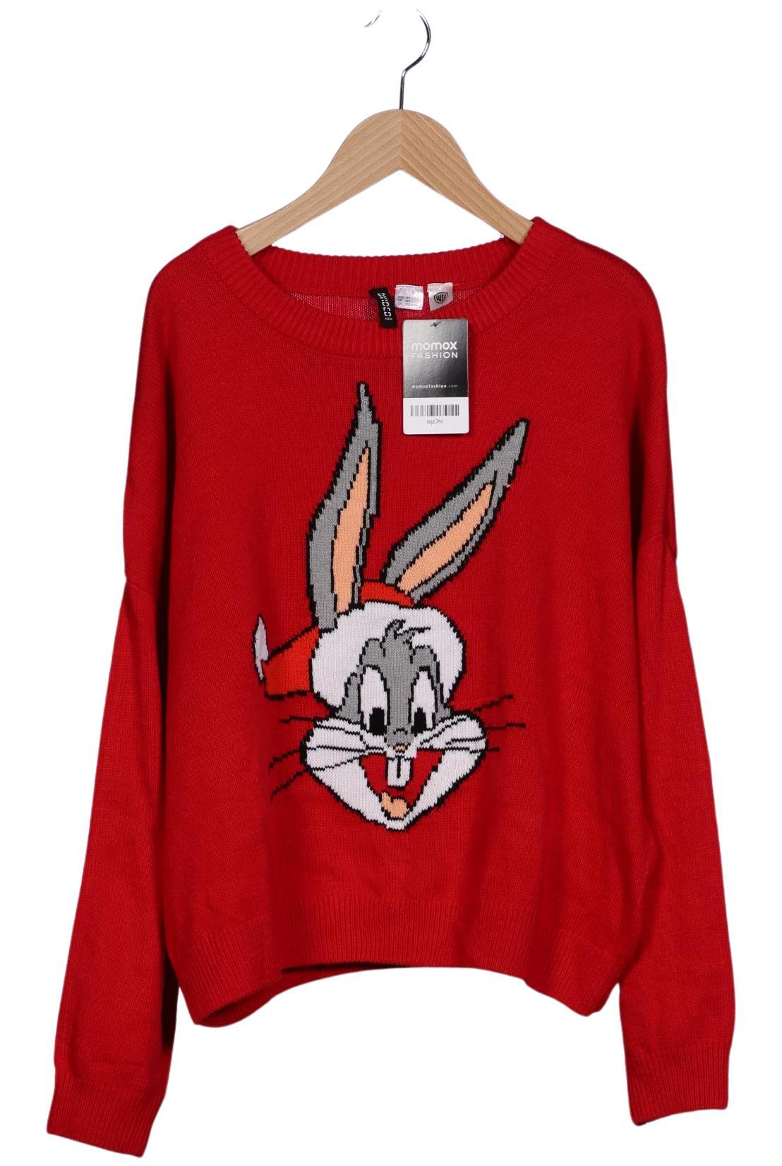 

H&M Damen Pullover, rot, Gr. 38