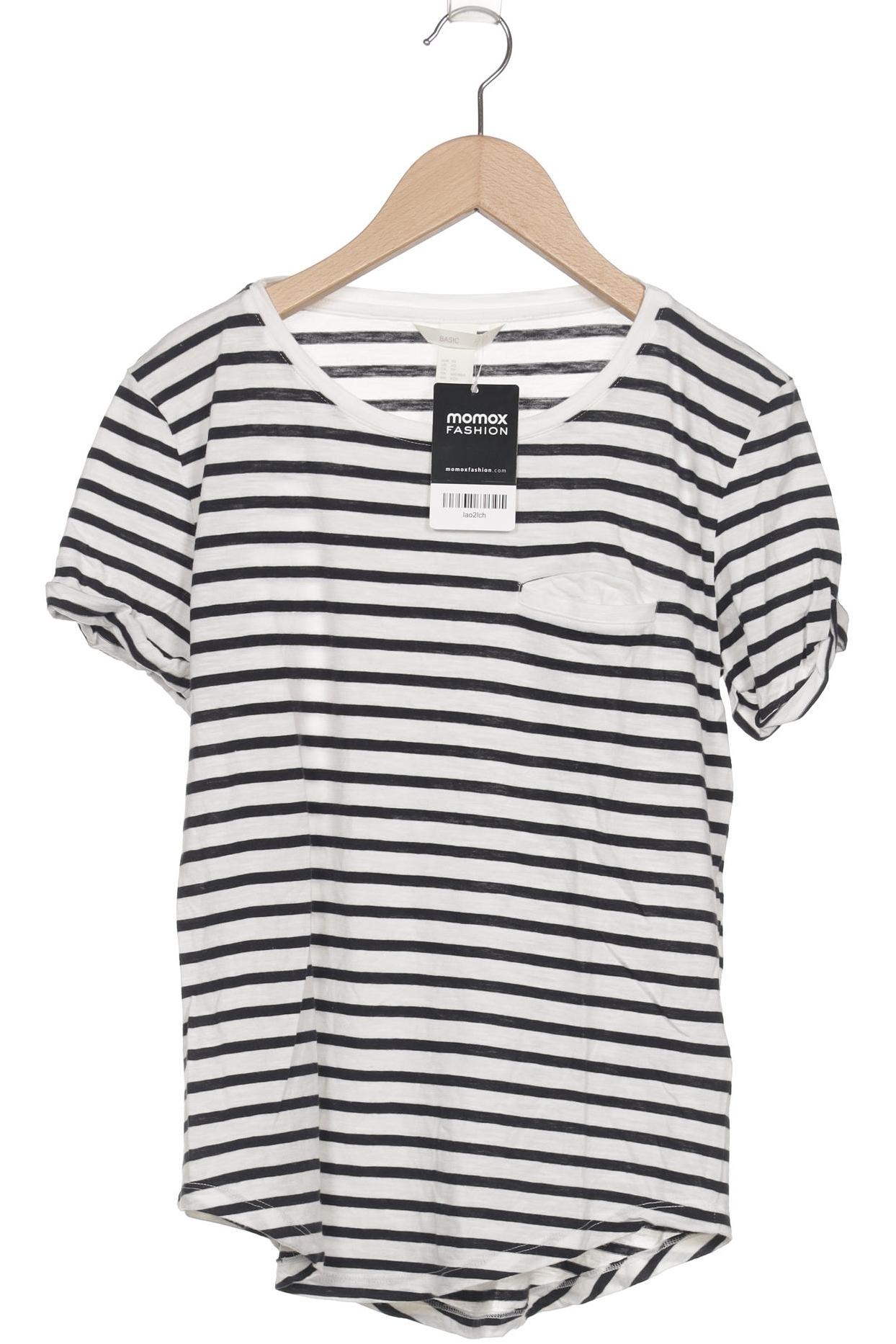 

H&M Damen T-Shirt, marineblau, Gr. 34
