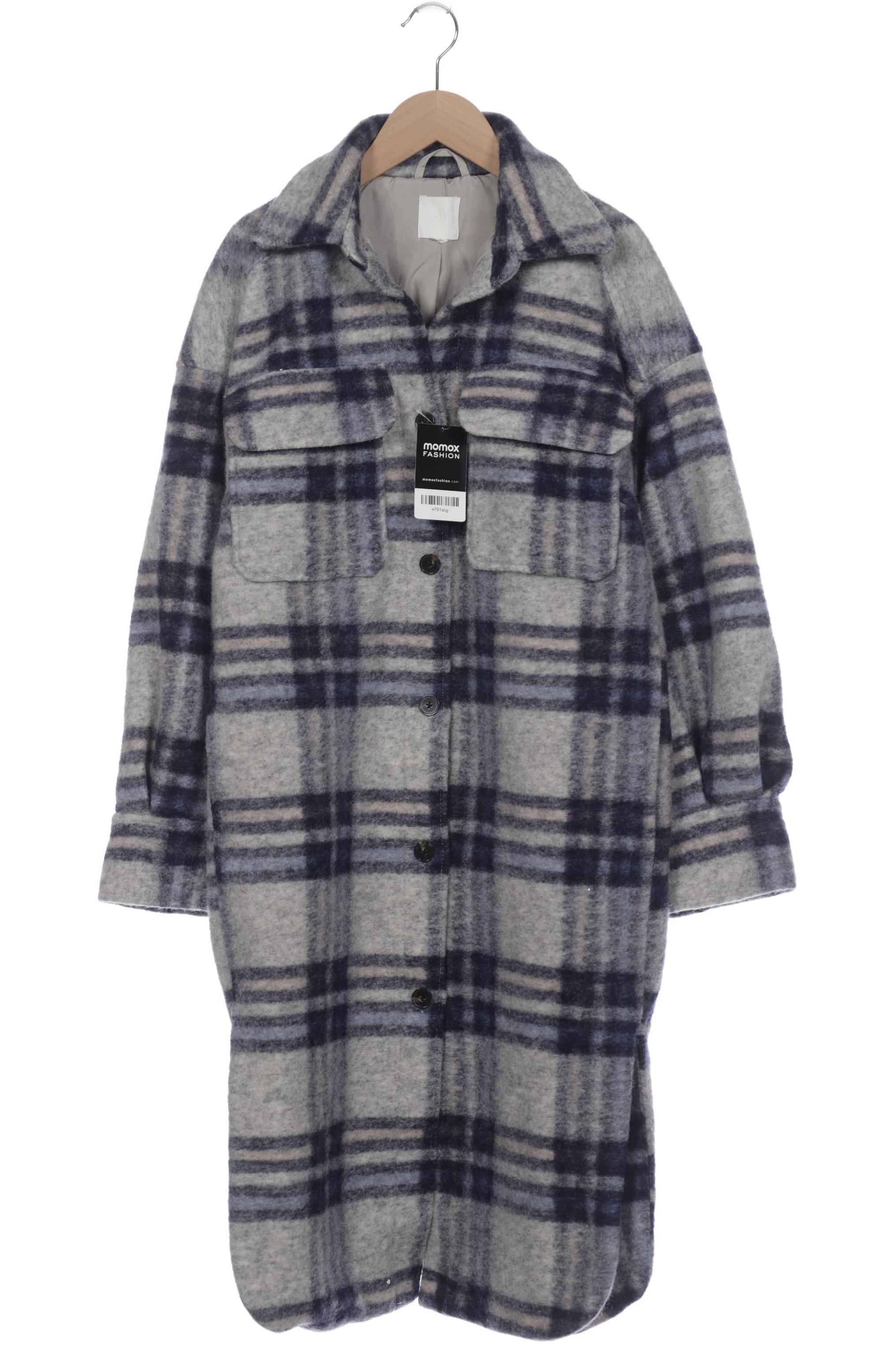 

H&M Damen Mantel, grau, Gr. 34
