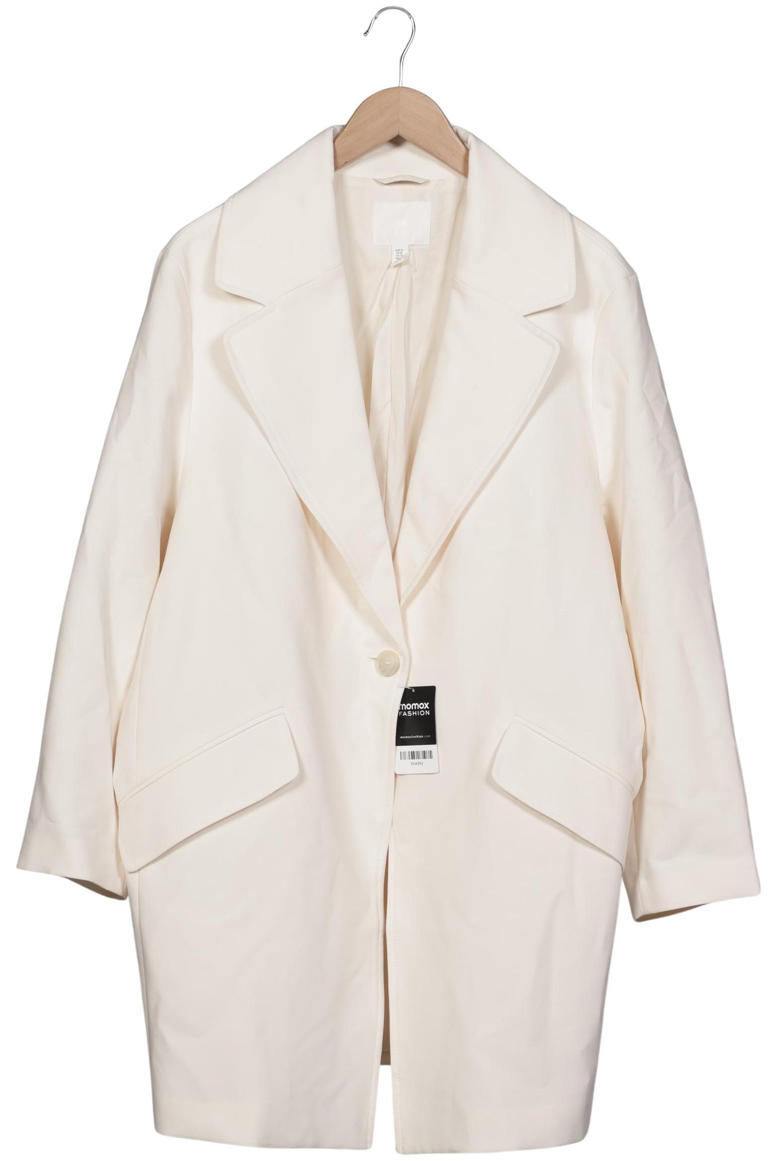 

H&M Damen Mantel, cremeweiß, Gr. 44