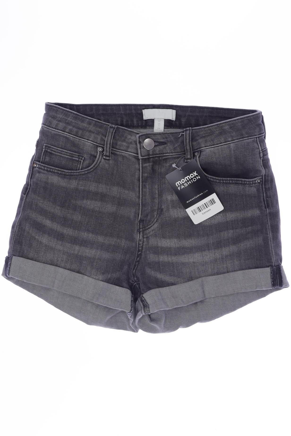 

H&M Damen Shorts, grau, Gr. 34