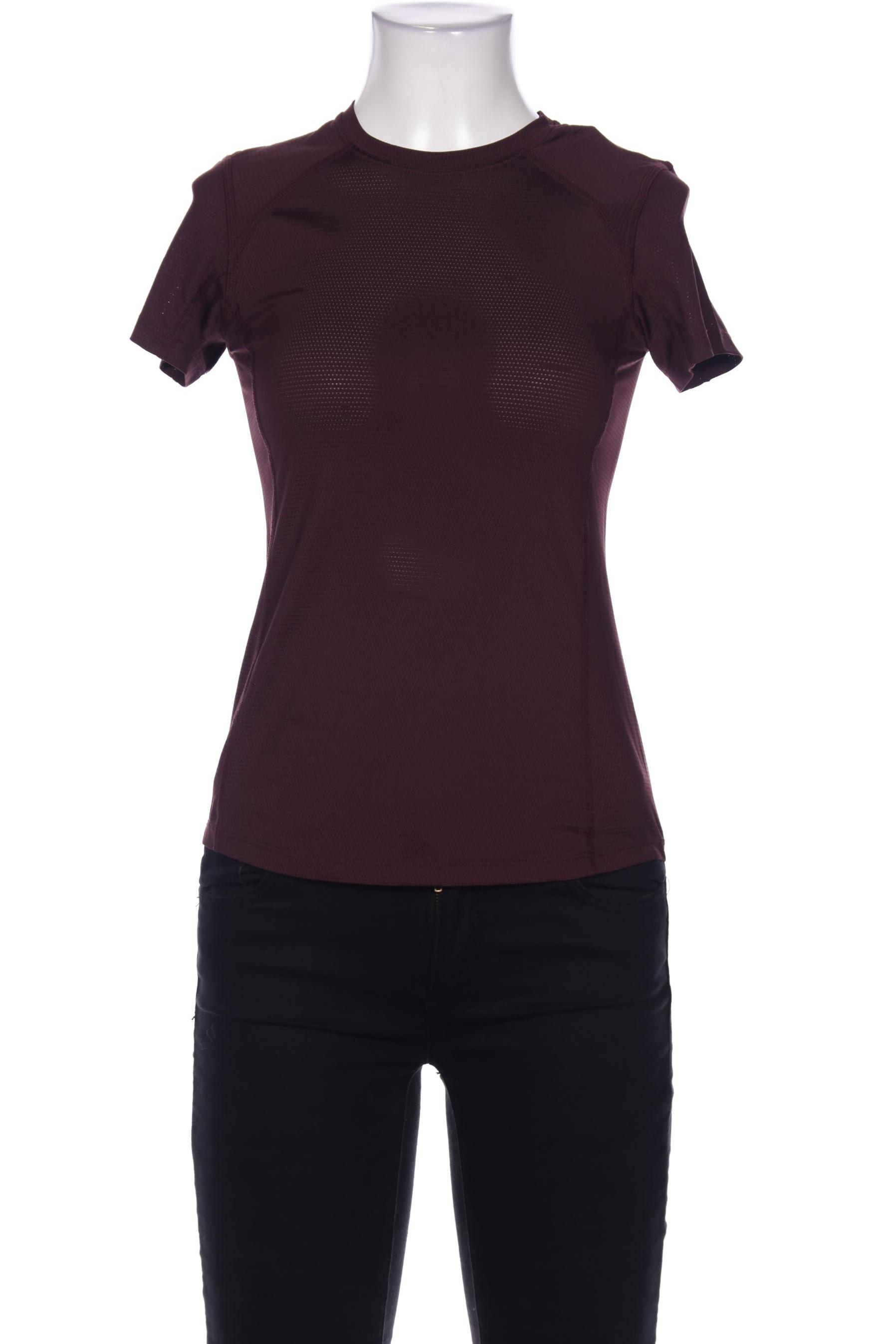 

H&M Damen T-Shirt, bordeaux, Gr. 34