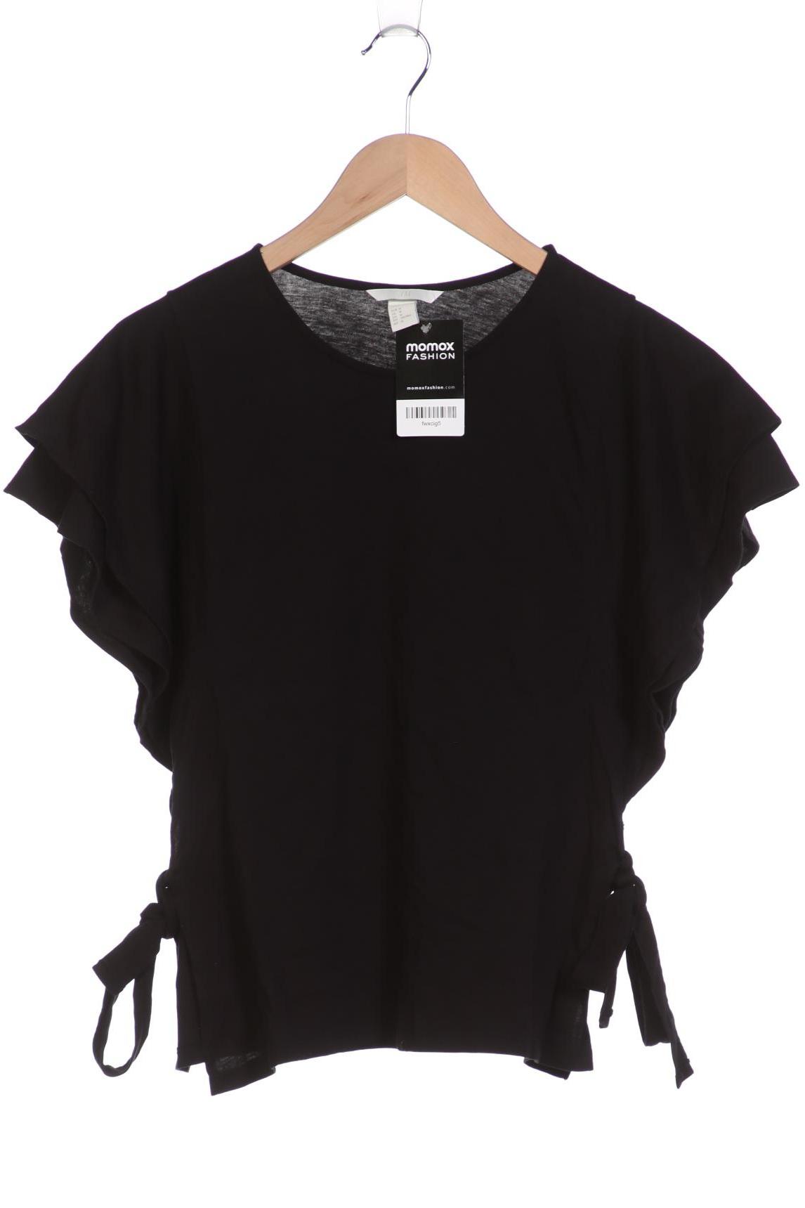 

H&M Damen T-Shirt, schwarz, Gr. 38