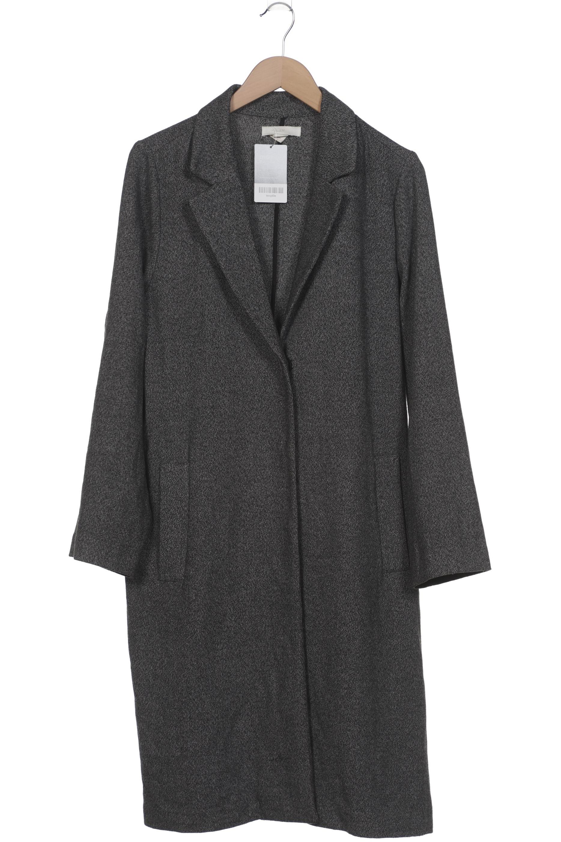 

H&M Damen Mantel, grau, Gr. 42