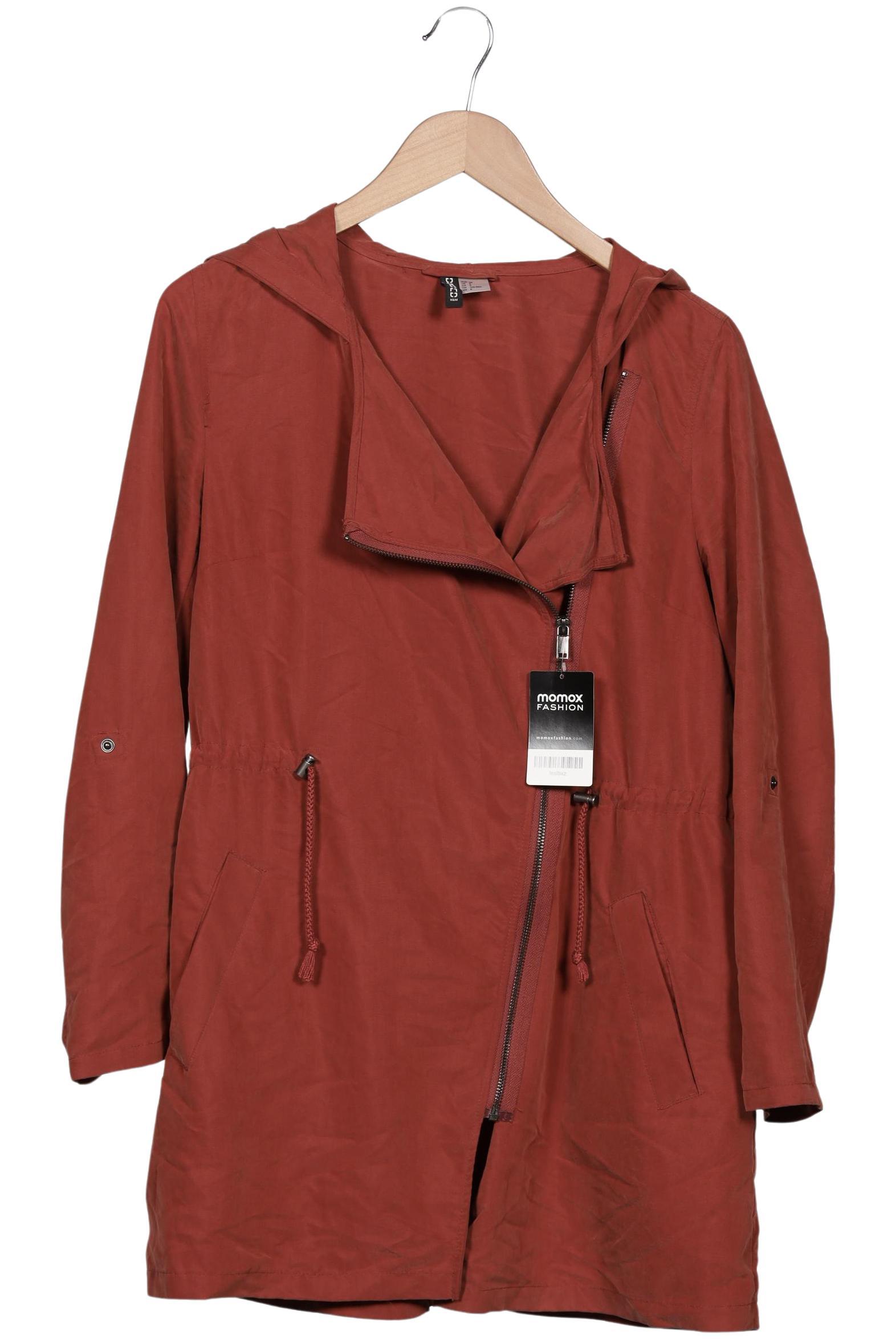 

H&M Damen Mantel, rot, Gr. 38