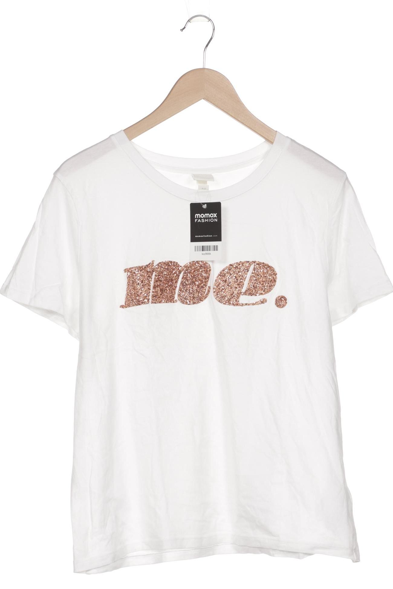 

H&M Damen T-Shirt, weiß, Gr. 42