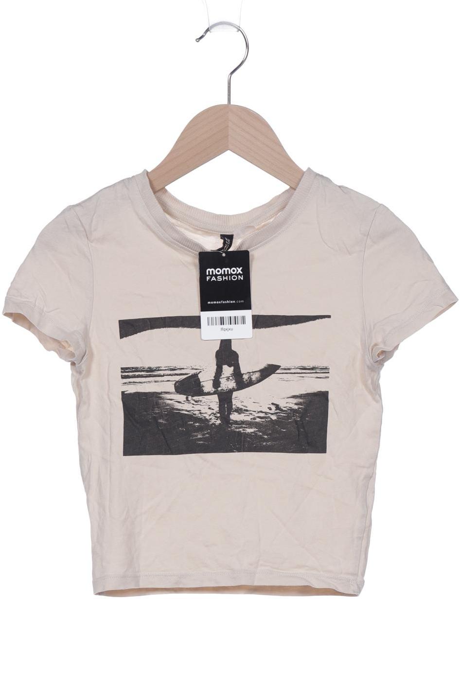 

H&M Damen T-Shirt, beige, Gr. 34