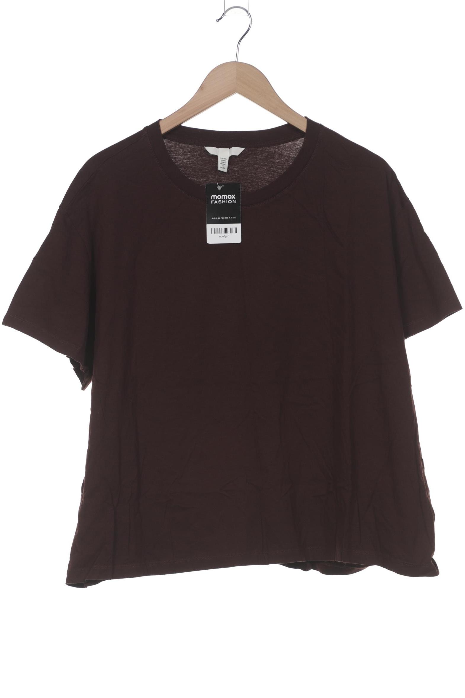 

H&M Damen T-Shirt, braun, Gr. 52