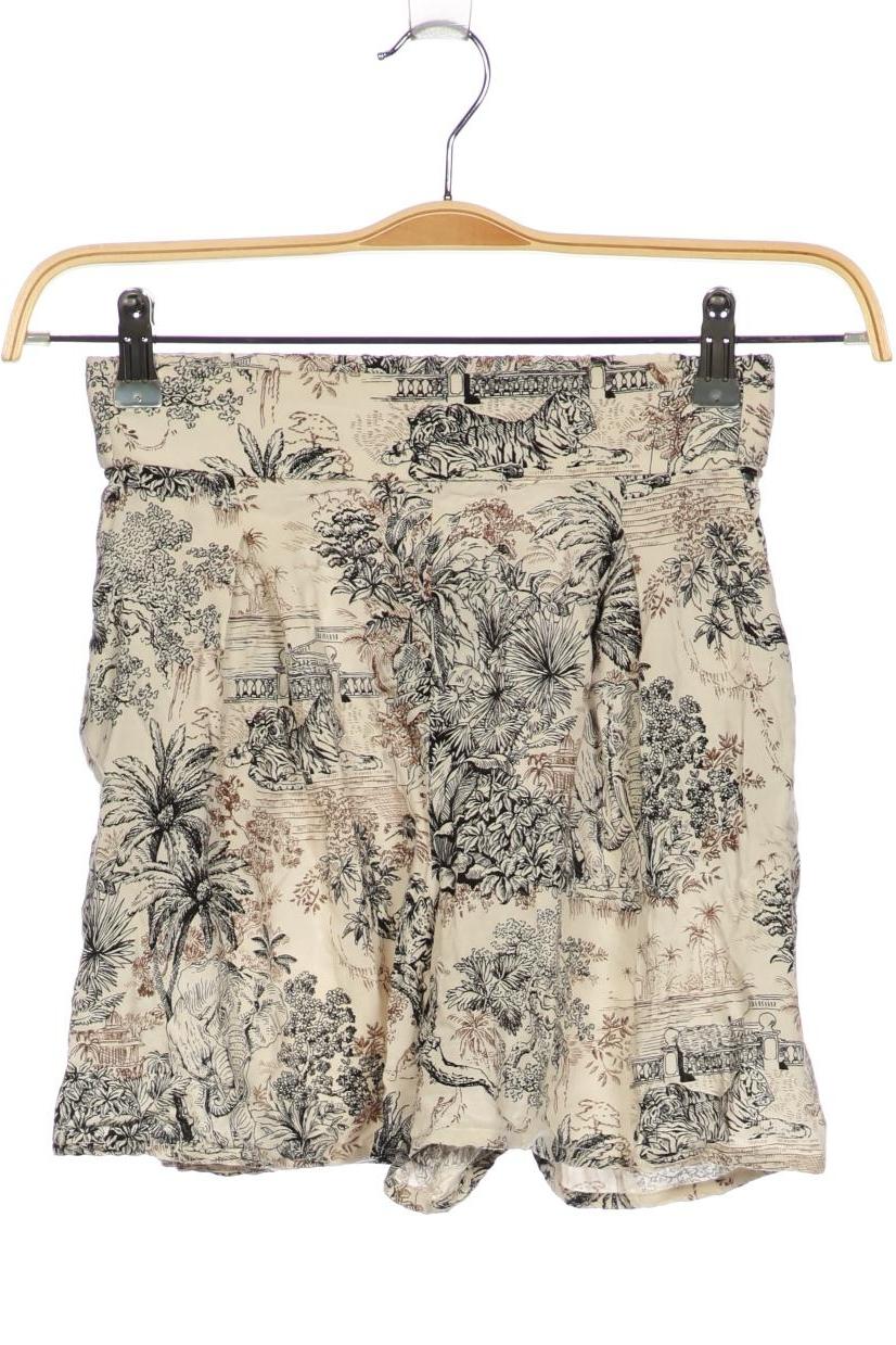 

H&M Damen Shorts, cremeweiß, Gr. 34