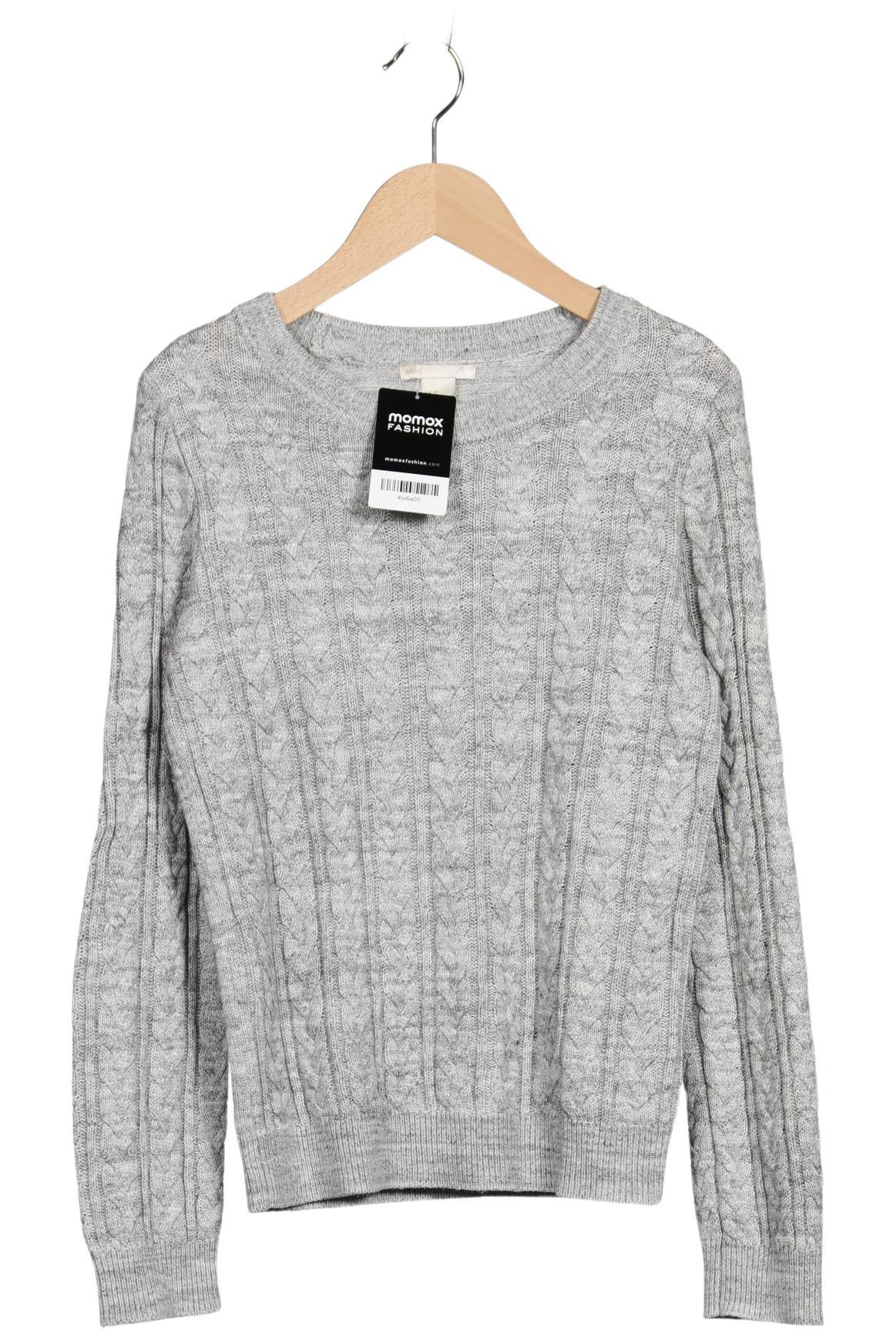 

H&M Damen Pullover, grau, Gr. 34