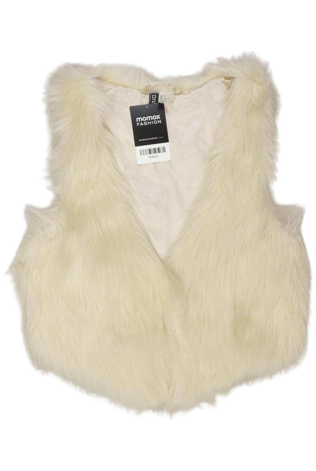 

H&M Damen Weste, cremeweiß, Gr. 36
