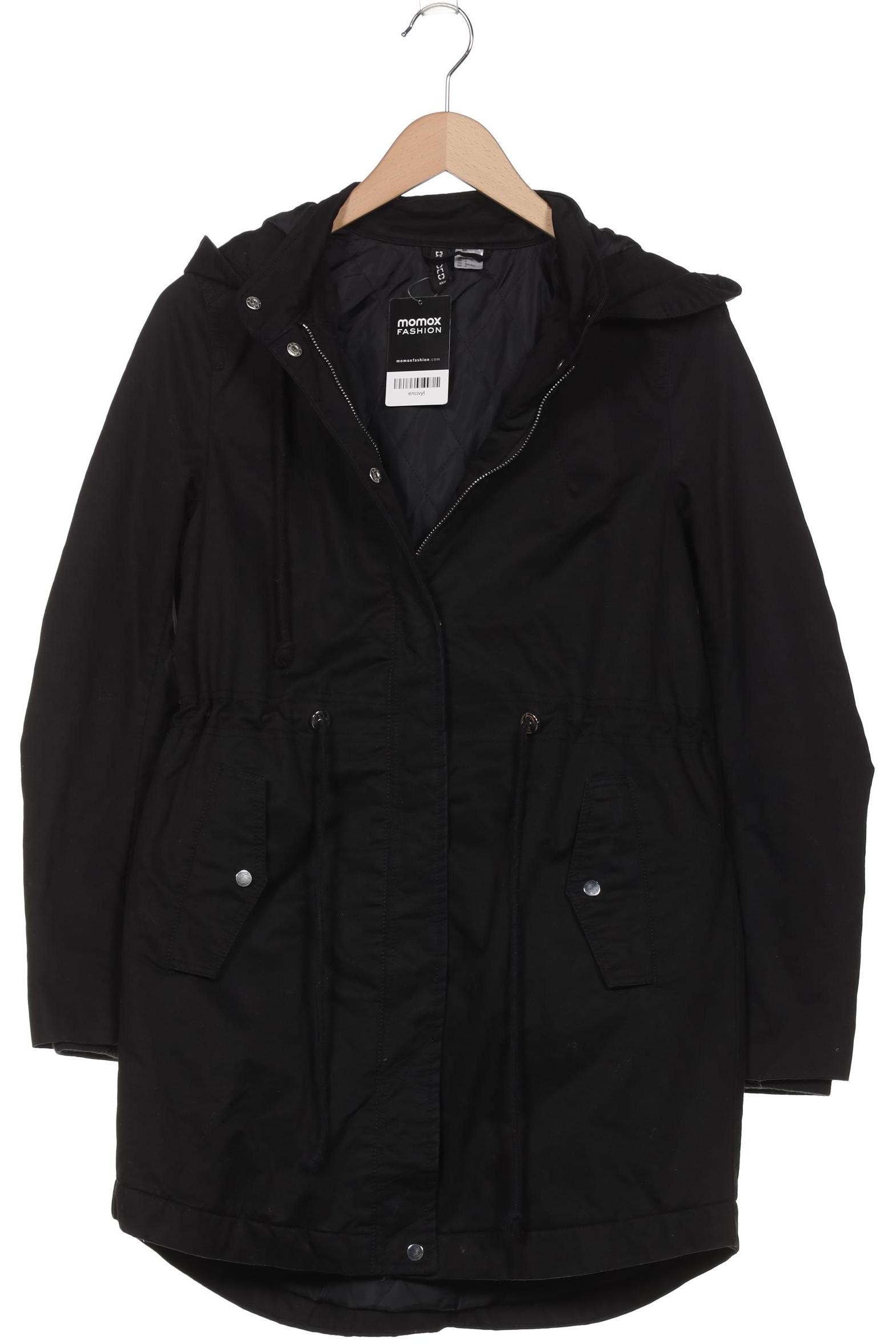 

H&M Damen Mantel, schwarz, Gr. 36