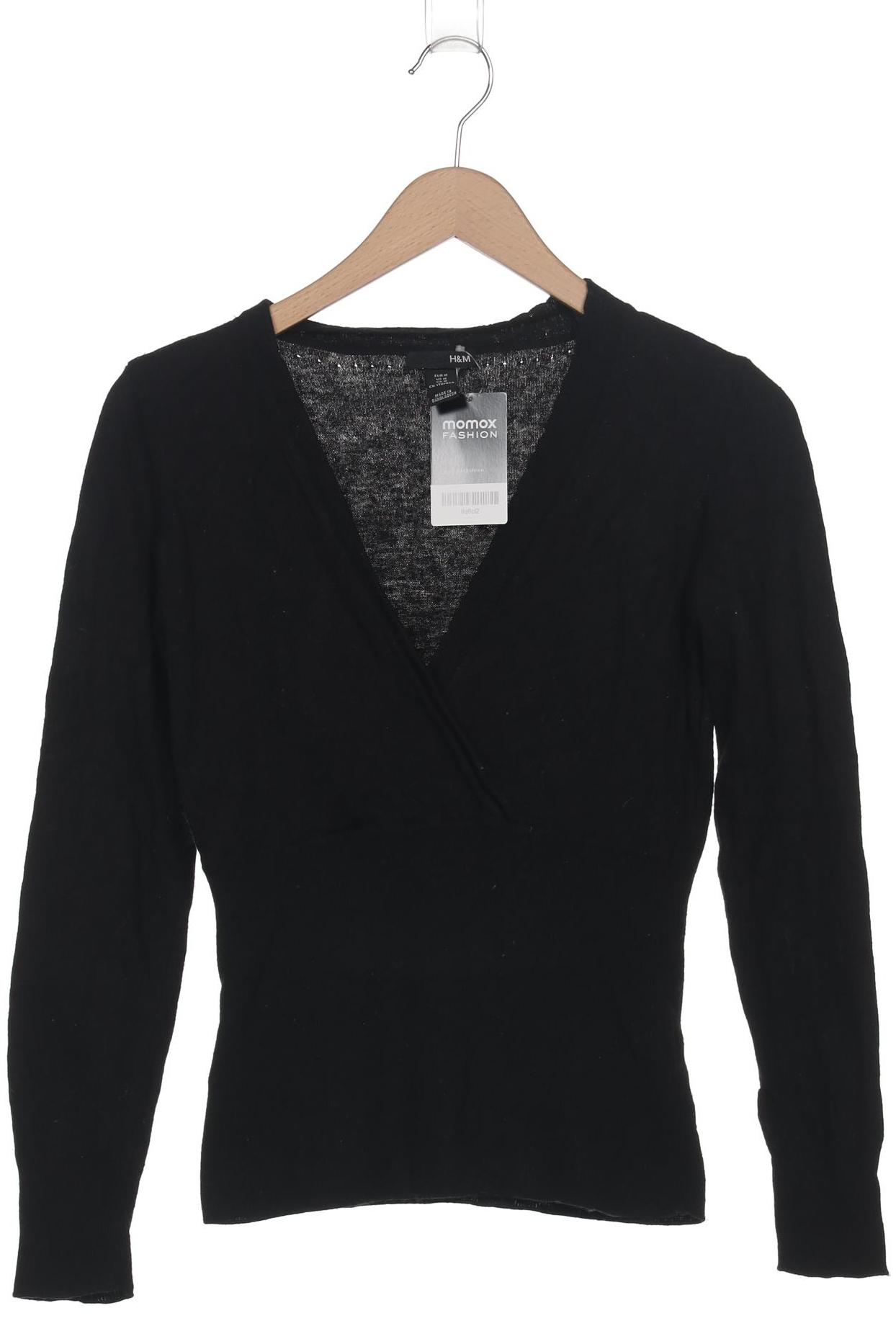 

H&M Damen Pullover, schwarz, Gr. 38