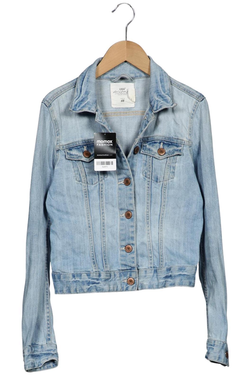 

H&M Damen Jacke, hellblau, Gr. 34