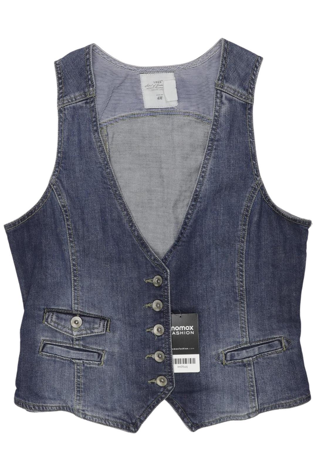 

H&M Damen Weste, blau, Gr. 42