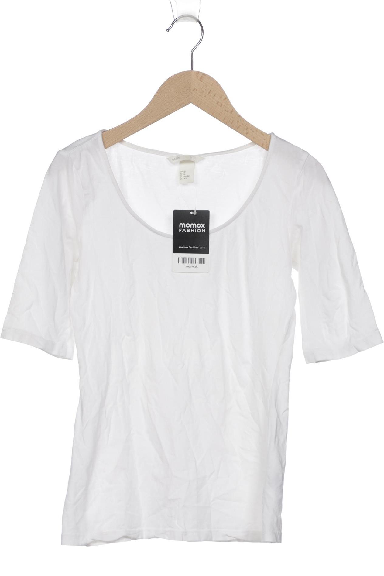 

H&M Damen T-Shirt, weiß, Gr. 34