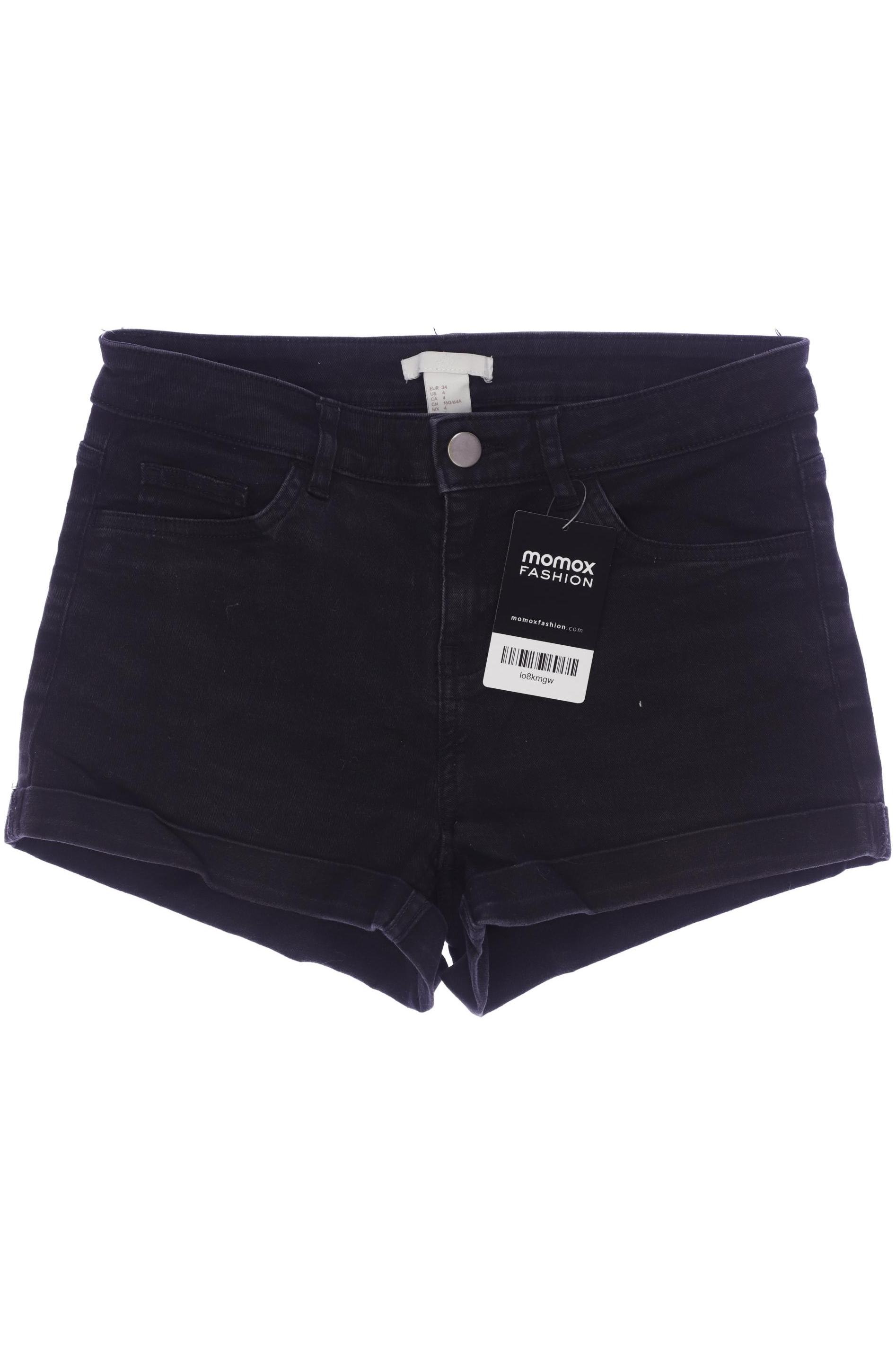 

H&M Damen Shorts, schwarz, Gr. 34