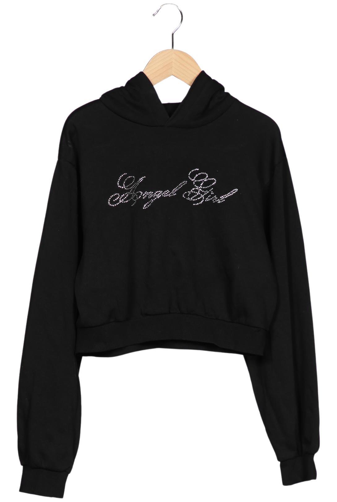 

H&M Damen Kapuzenpullover, schwarz, Gr. 36