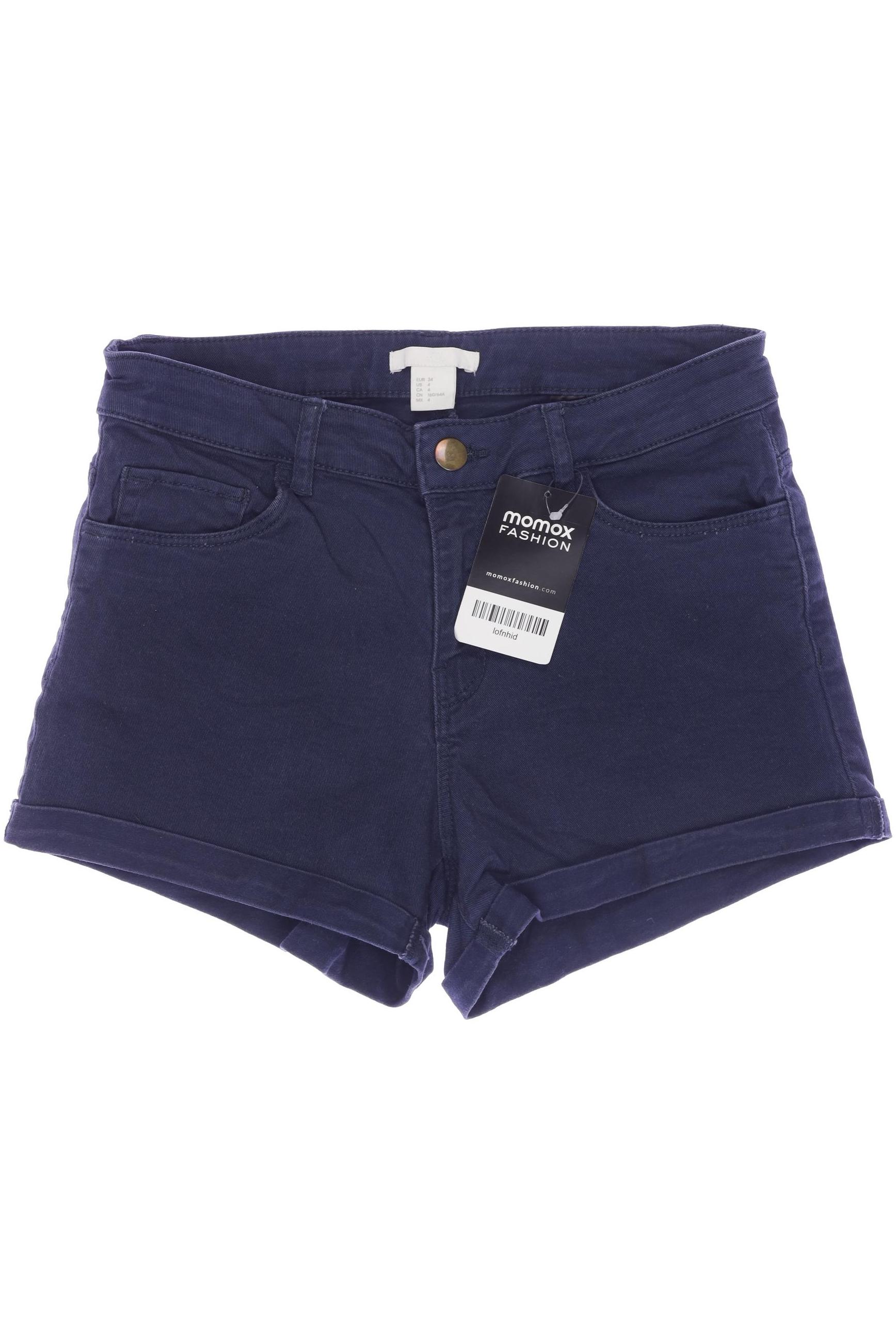 

H&M Damen Shorts, marineblau, Gr. 34