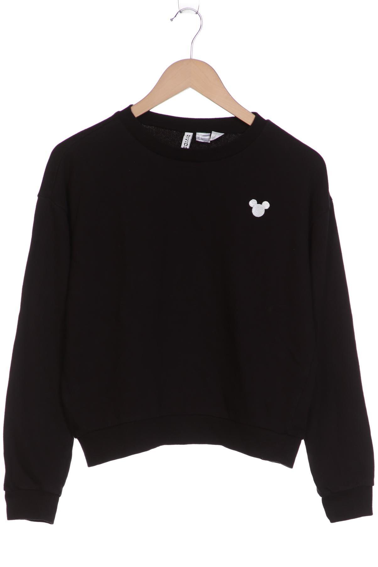 

H&M Damen Sweatshirt, schwarz