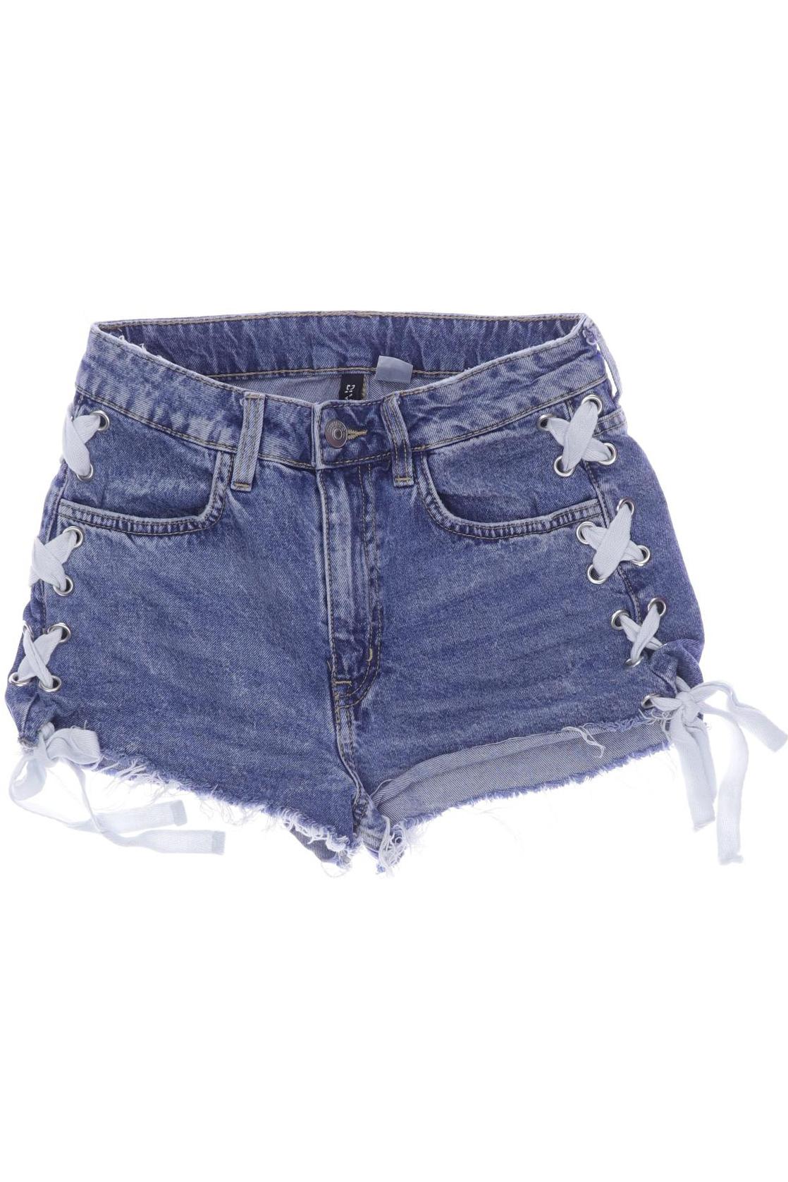 

H&M Damen Shorts, blau, Gr. 34