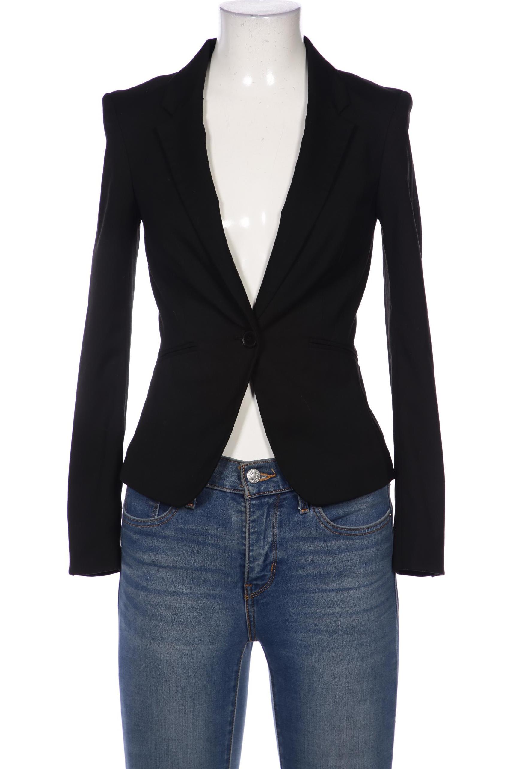 

H&M Damen Blazer, schwarz, Gr. 32