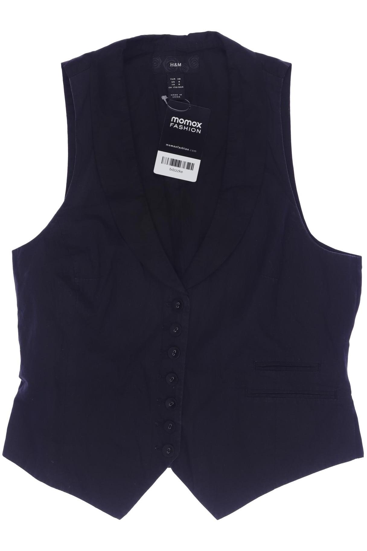 

H&M Damen Weste, schwarz, Gr. 38