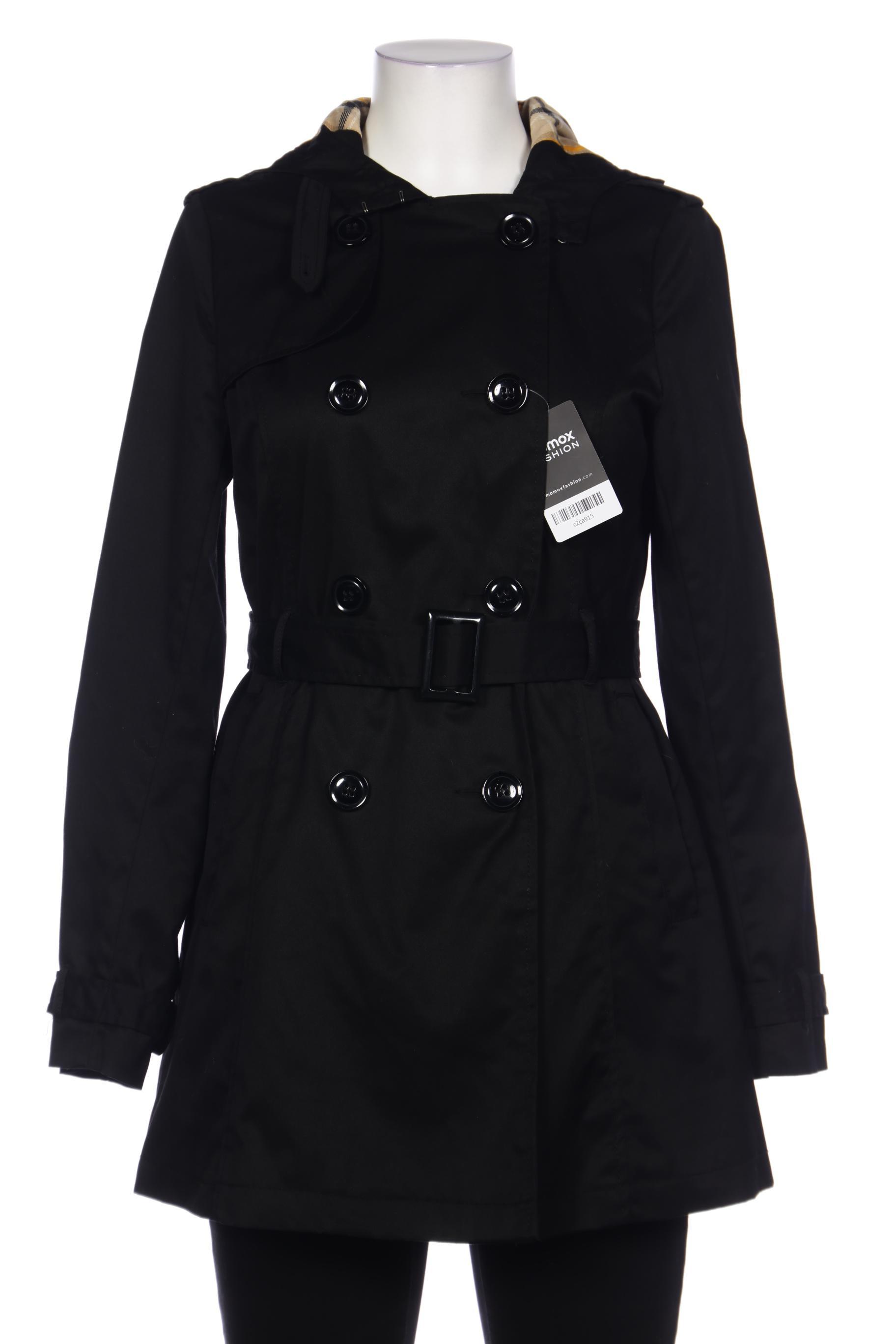 

H&M Damen Mantel, schwarz, Gr. 38