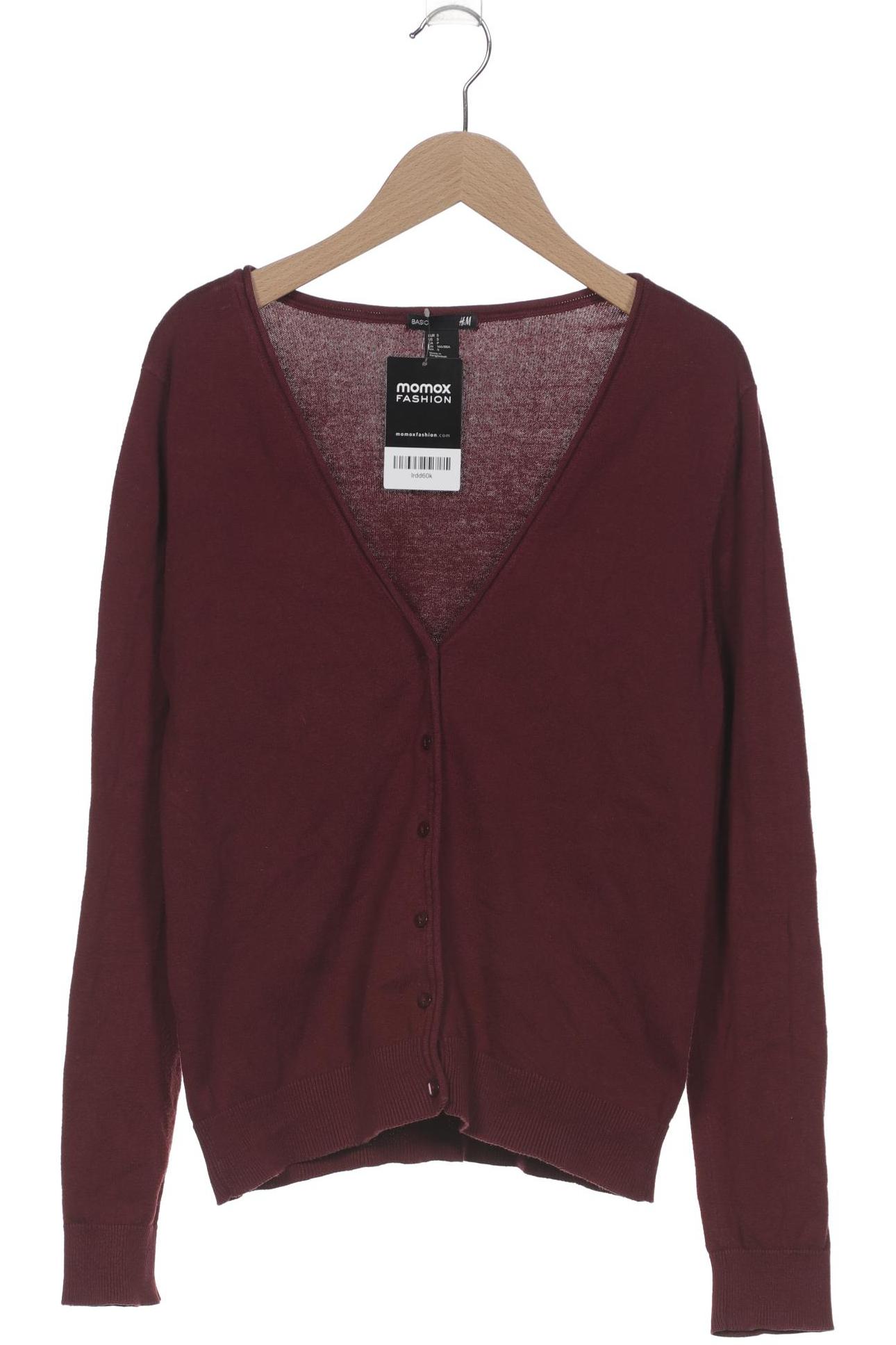 

H&M Damen Strickjacke, bordeaux, Gr. 36