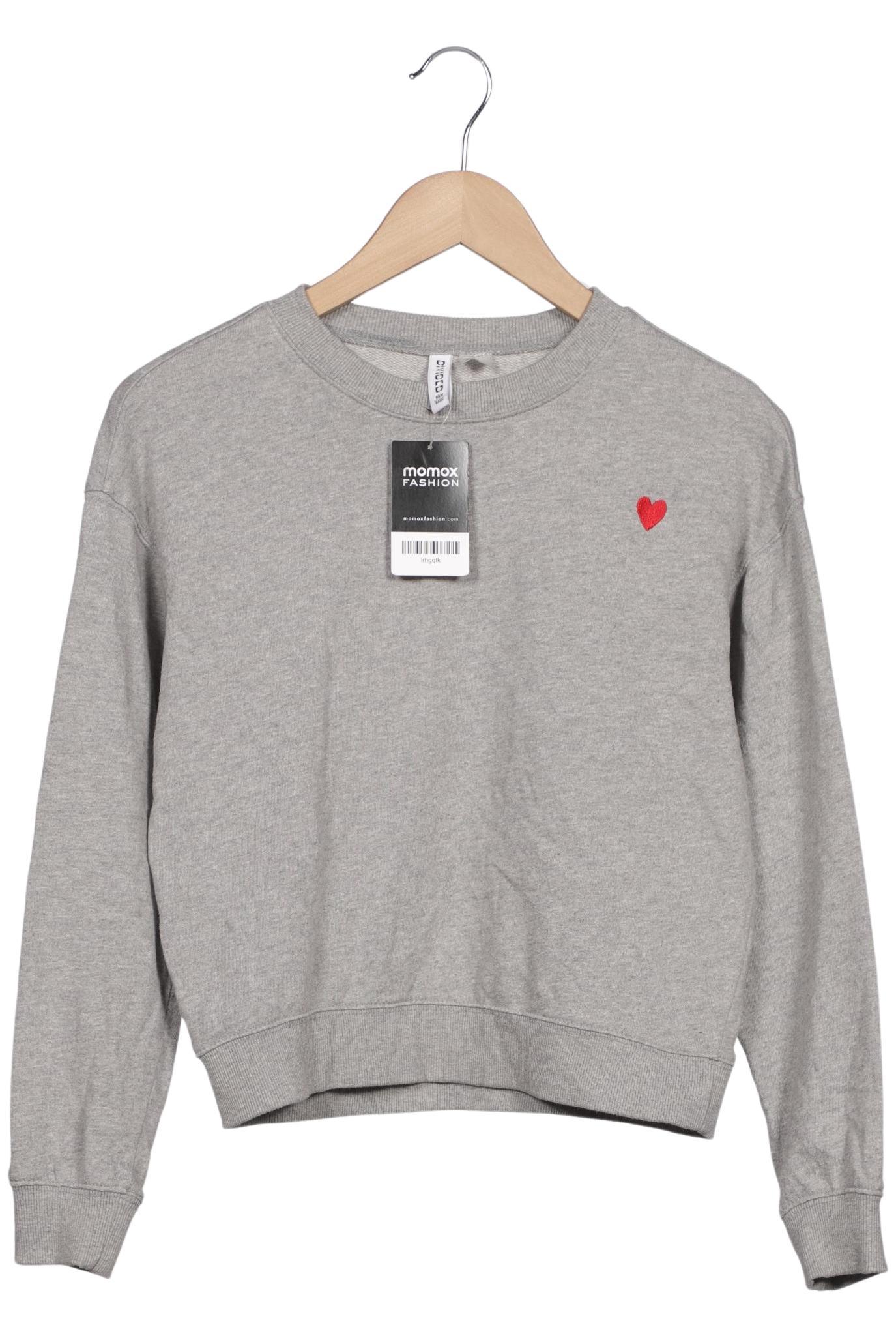 

H&M Damen Sweatshirt, grau, Gr. 34