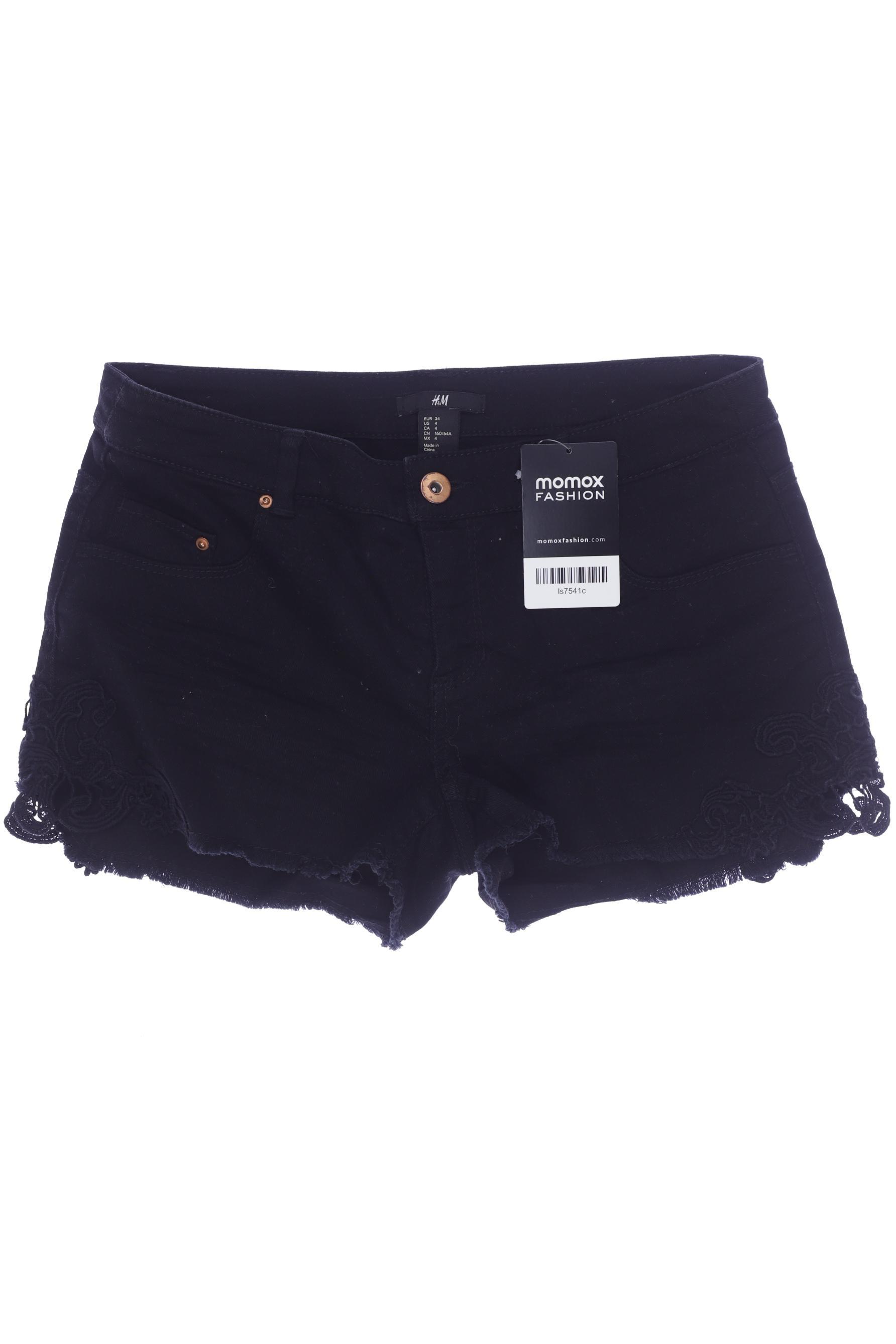 

H&M Damen Shorts, schwarz, Gr. 34