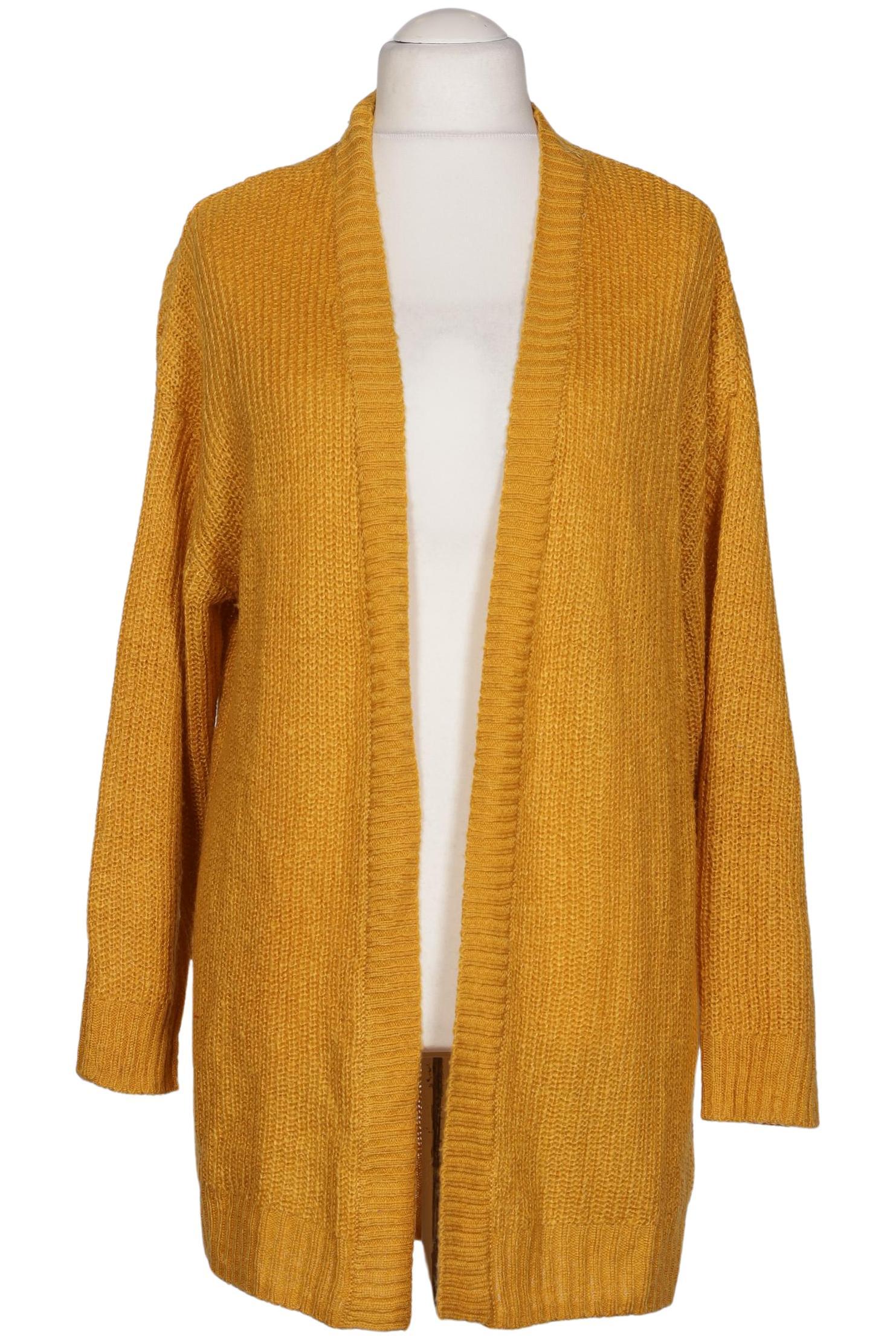 

H&M Damen Strickjacke, gelb, Gr. 38