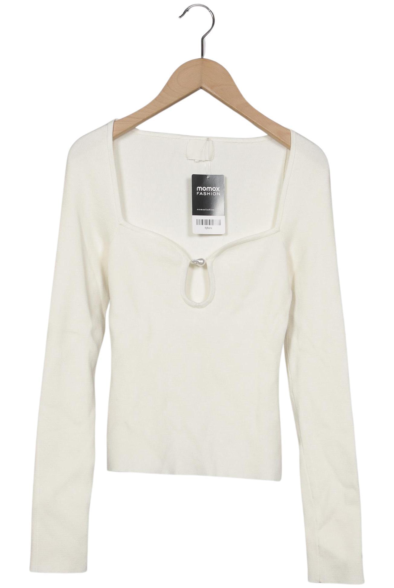 

H&M Damen Pullover, cremeweiß, Gr. 34