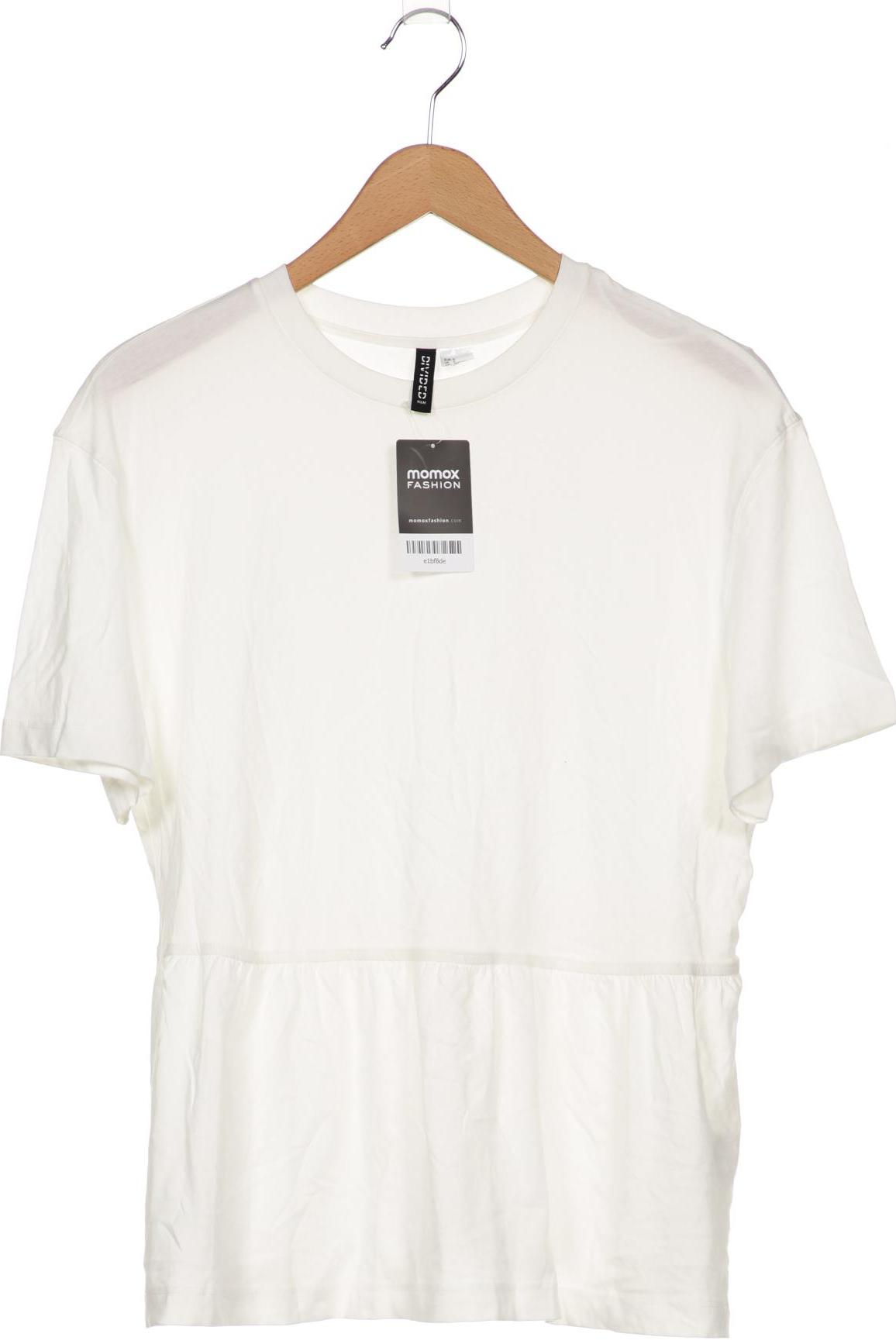 

H&M Damen T-Shirt, weiß