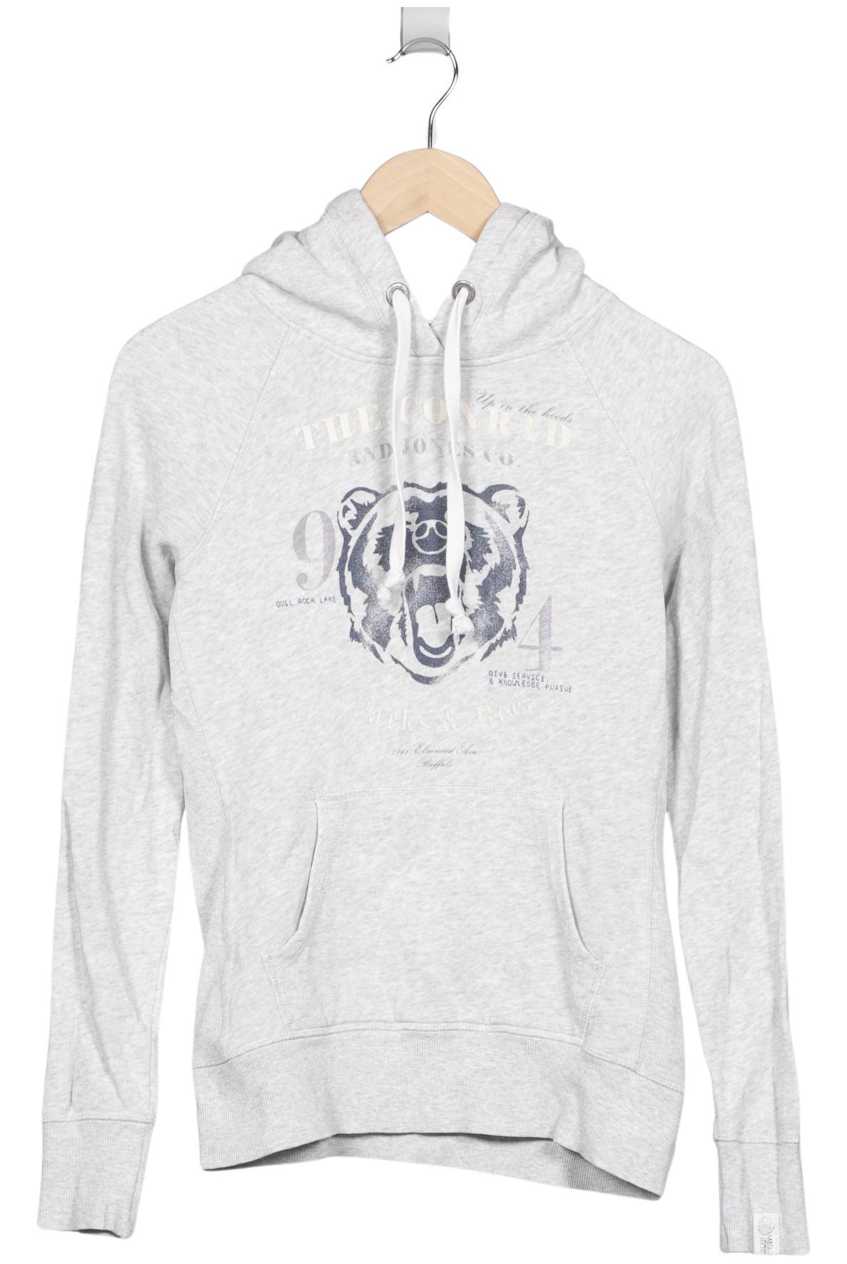 

H&M Damen Kapuzenpullover, grau, Gr. 36