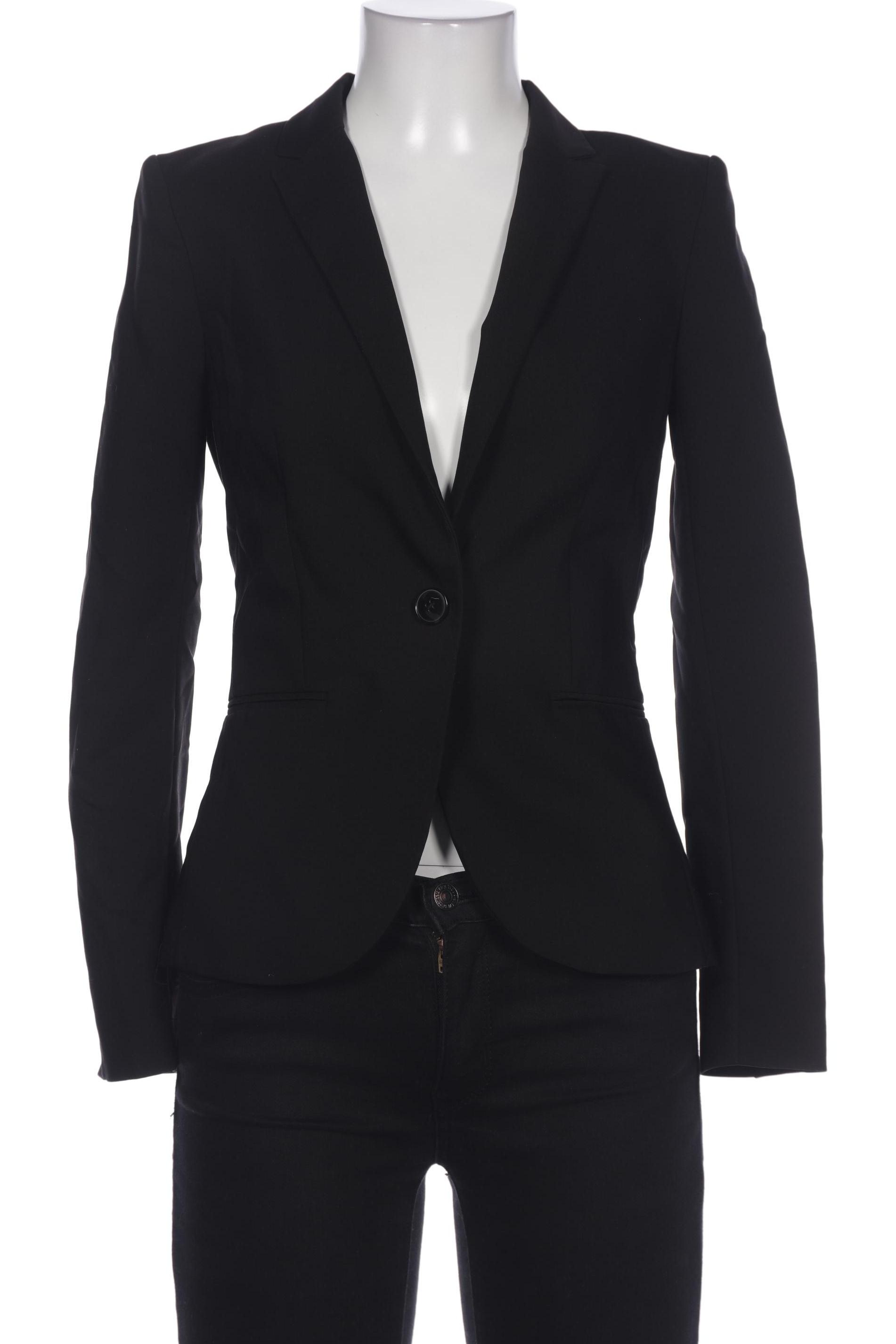 

H&M Damen Blazer, schwarz, Gr. 34