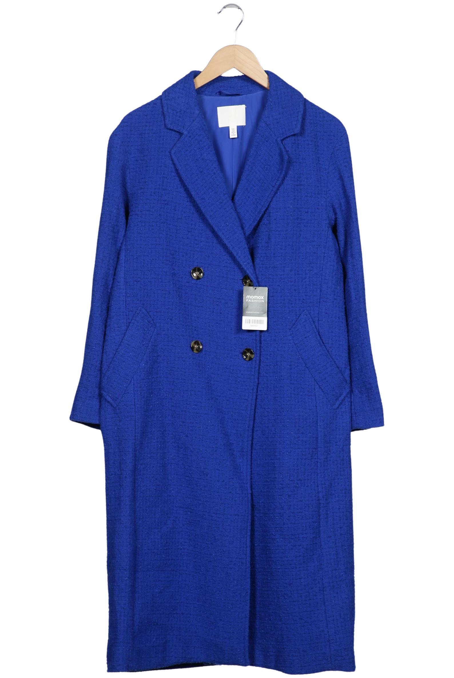 

H&M Damen Mantel, blau, Gr. 36
