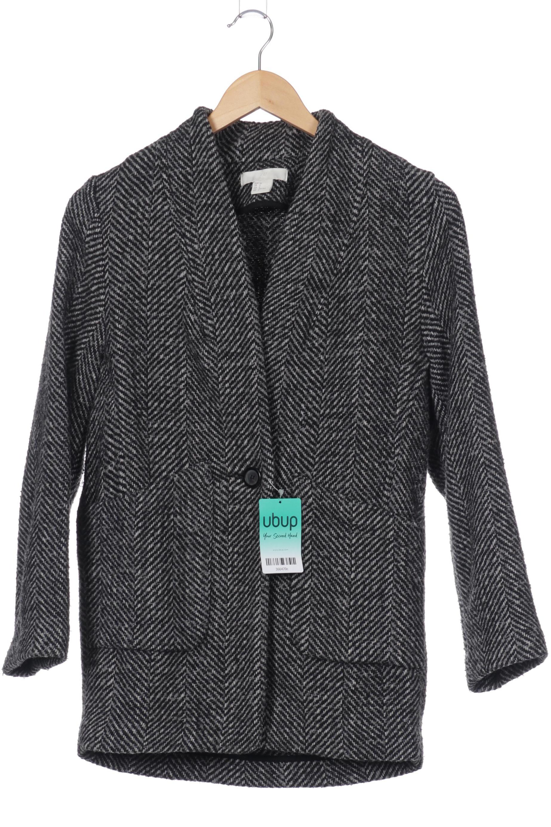 

H&M Damen Mantel, grau, Gr. 32