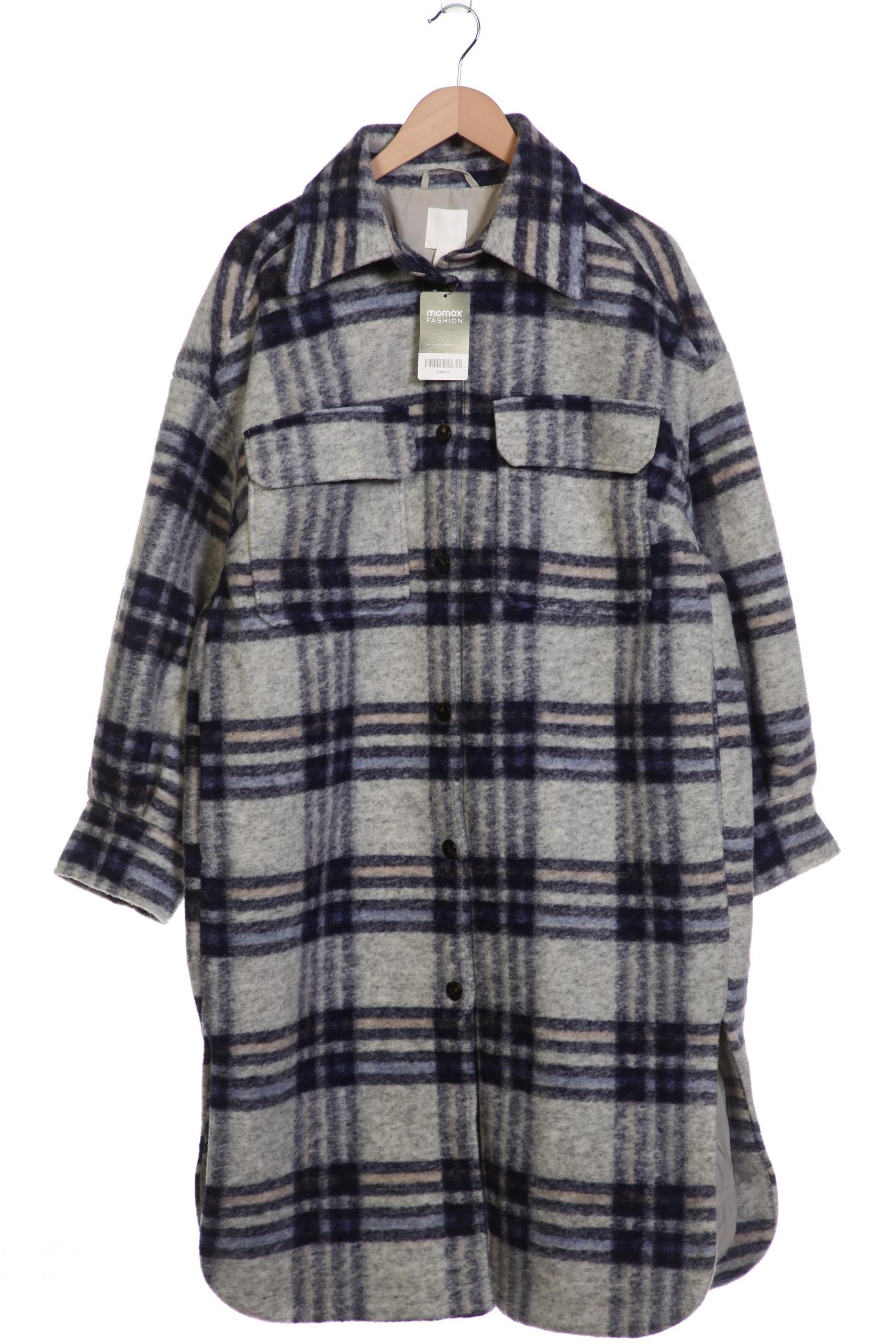 

H&M Damen Mantel, blau, Gr. 42