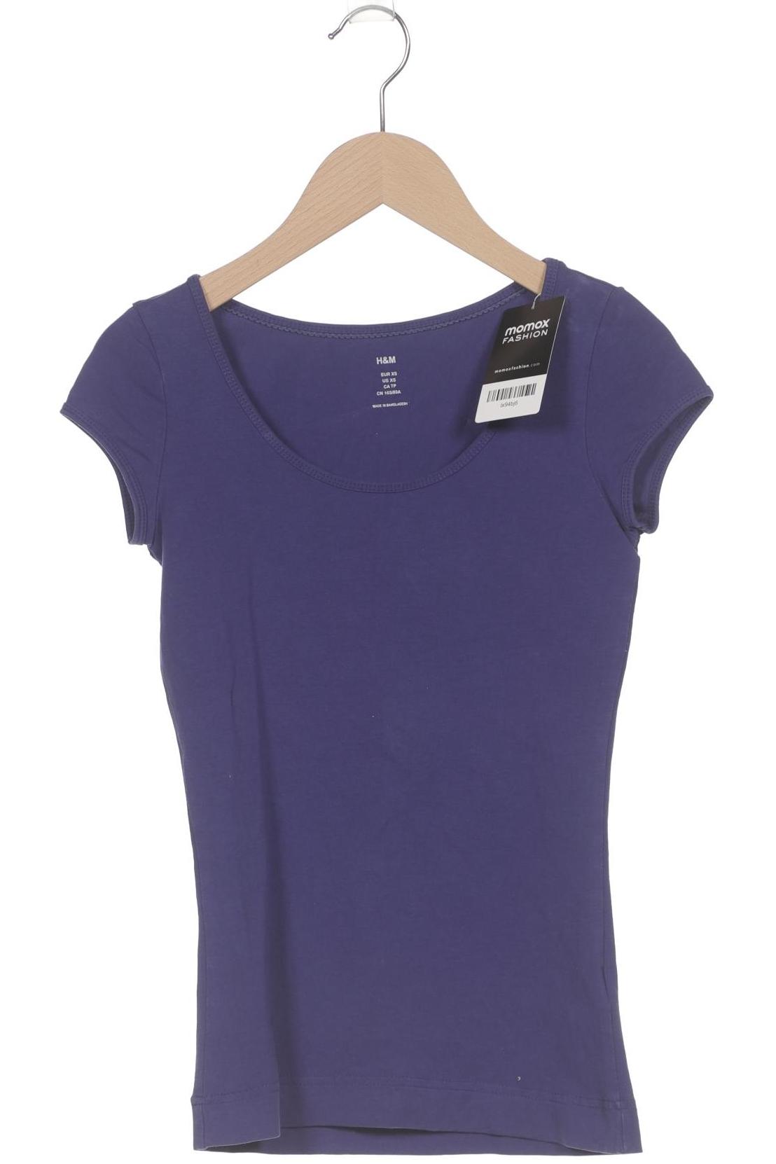 

H&M Damen T-Shirt, flieder, Gr. 34