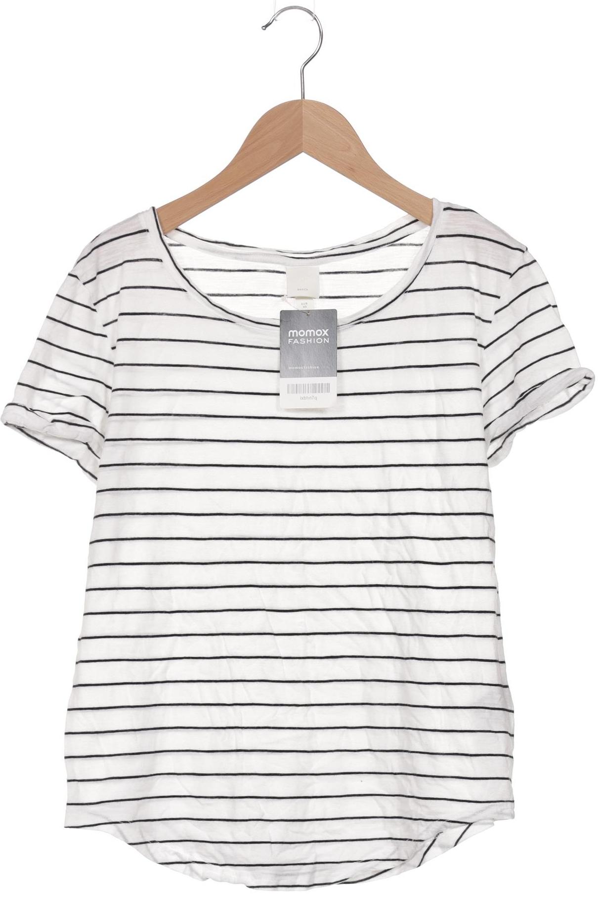

H&M Damen T-Shirt, weiß, Gr. 34